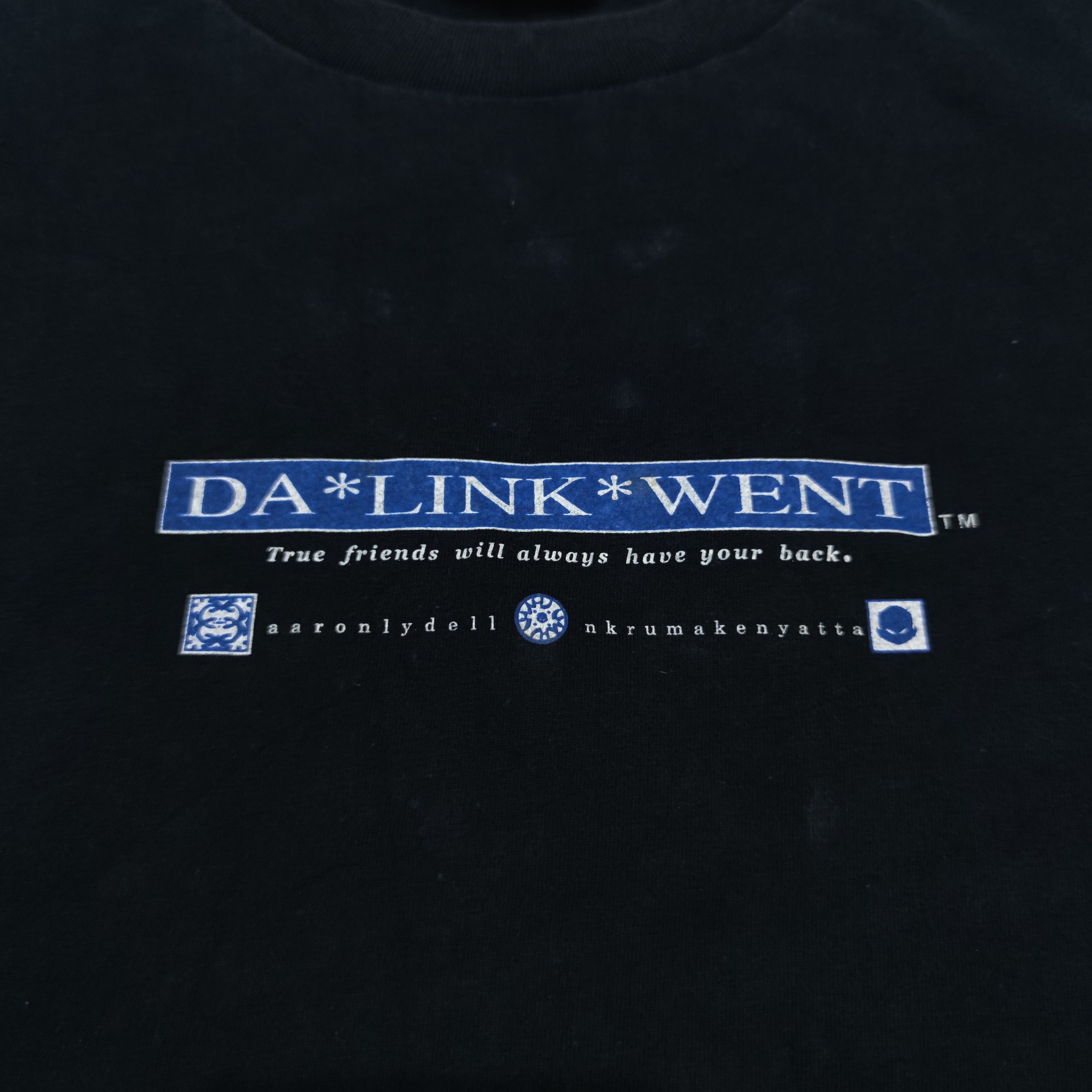Band Tees × Rap Tees × Vintage Vintage 90s Da Link Went Hip Hop Rappers Style T Shirt Rare Size US M / EU 48-50 / 2 - 3 Thumbnail