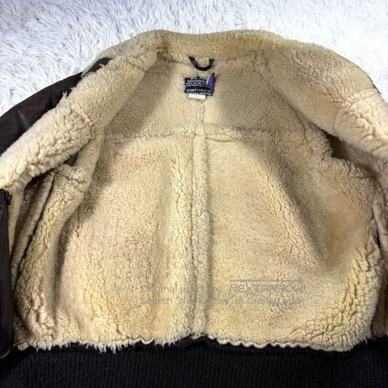 Schott Schott b6 fur integrated Size US M / EU 48-50 / 2 - 5 Thumbnail