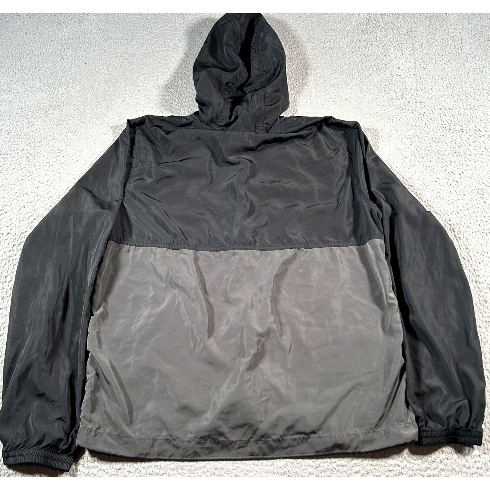 Element Element Alder Fundamental Windbreaker Jacket Mens M Black Gray Water Resistant Size US M / EU 48-50 / 2 - 2 Thumbnail