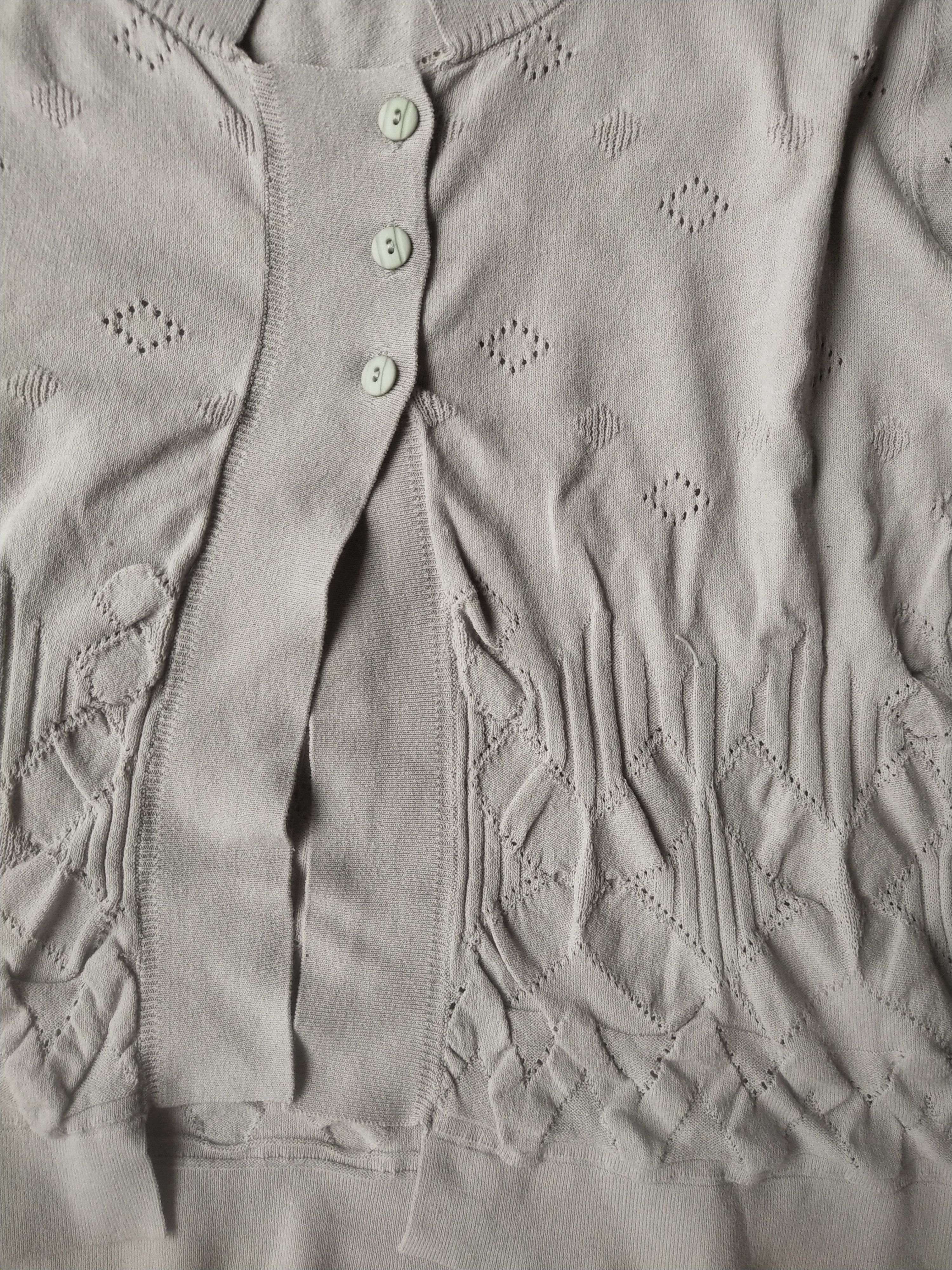 Hiroko Koshino Homme Archival Hiroko Koshino Bis Knit Cardigan Avant Garde Size S / US 4 / IT 40 - 3 Thumbnail
