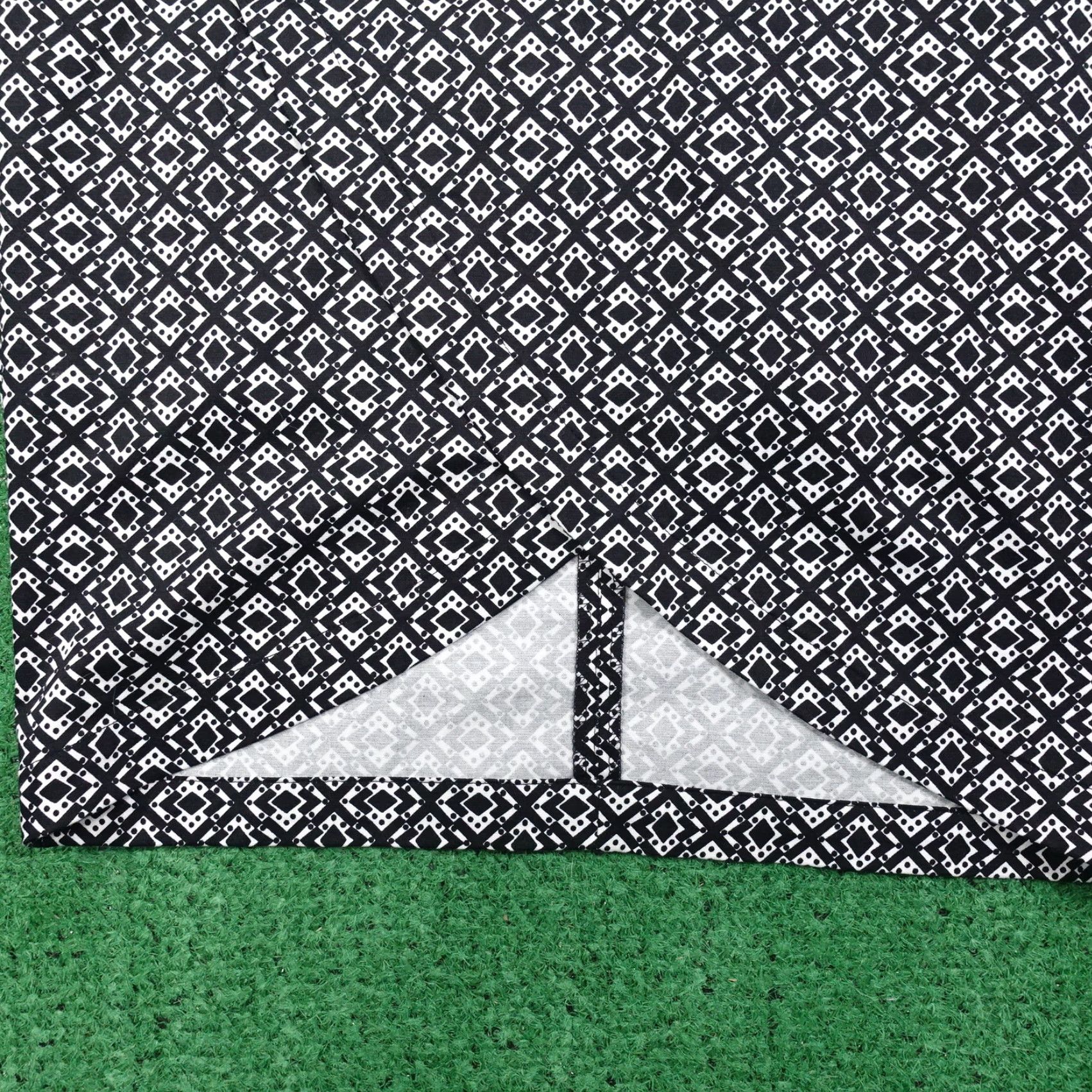 Vintage THE LIMITED Skirt Women Size 8 Black Geometric Pattern Womens Size 30" / US 8 / IT 44 - 3 Thumbnail