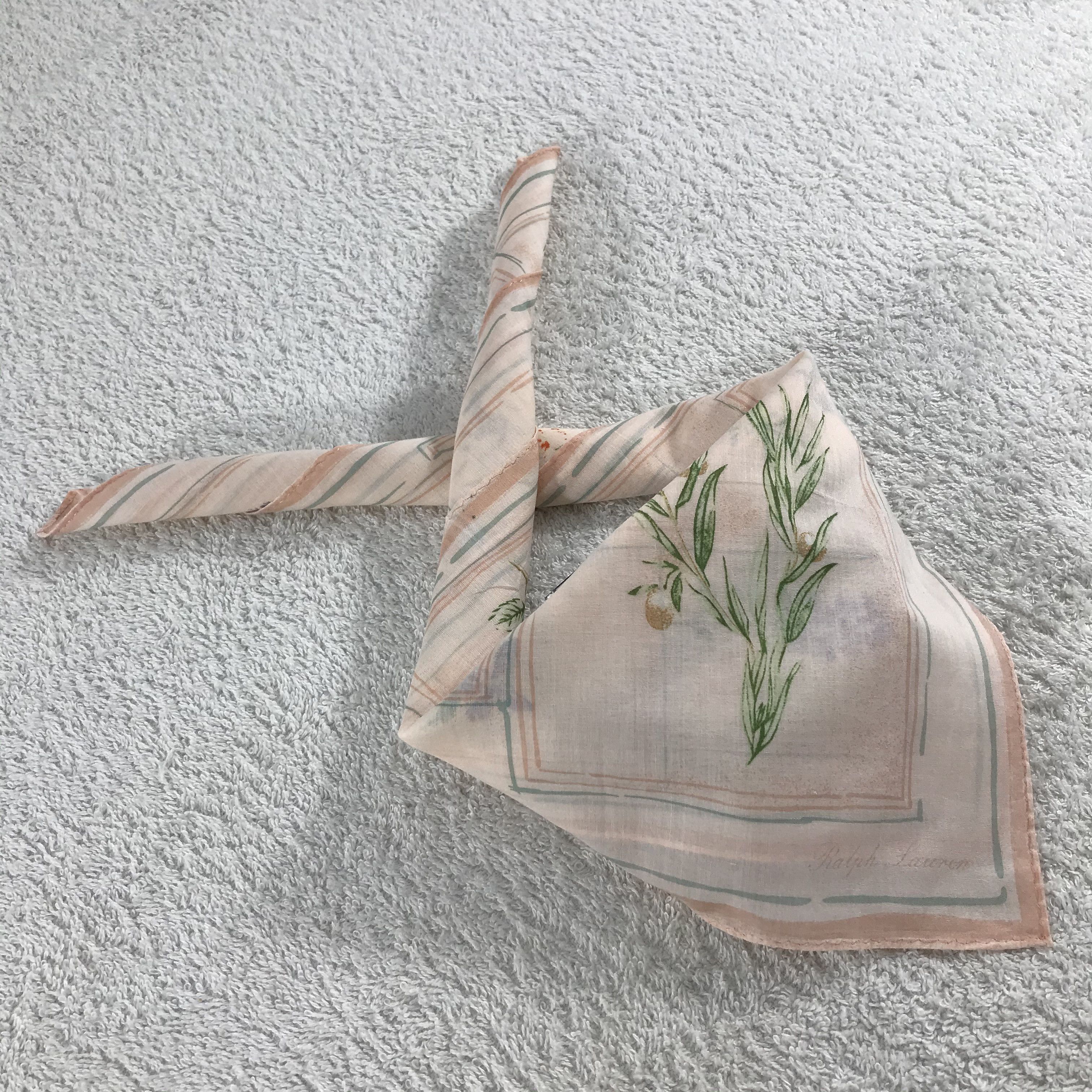 Ralph Lauren × Vintage Ralph Lauren Bandana / Handkerchief / Neckerchief - S113 Size ONE SIZE - 4 Thumbnail