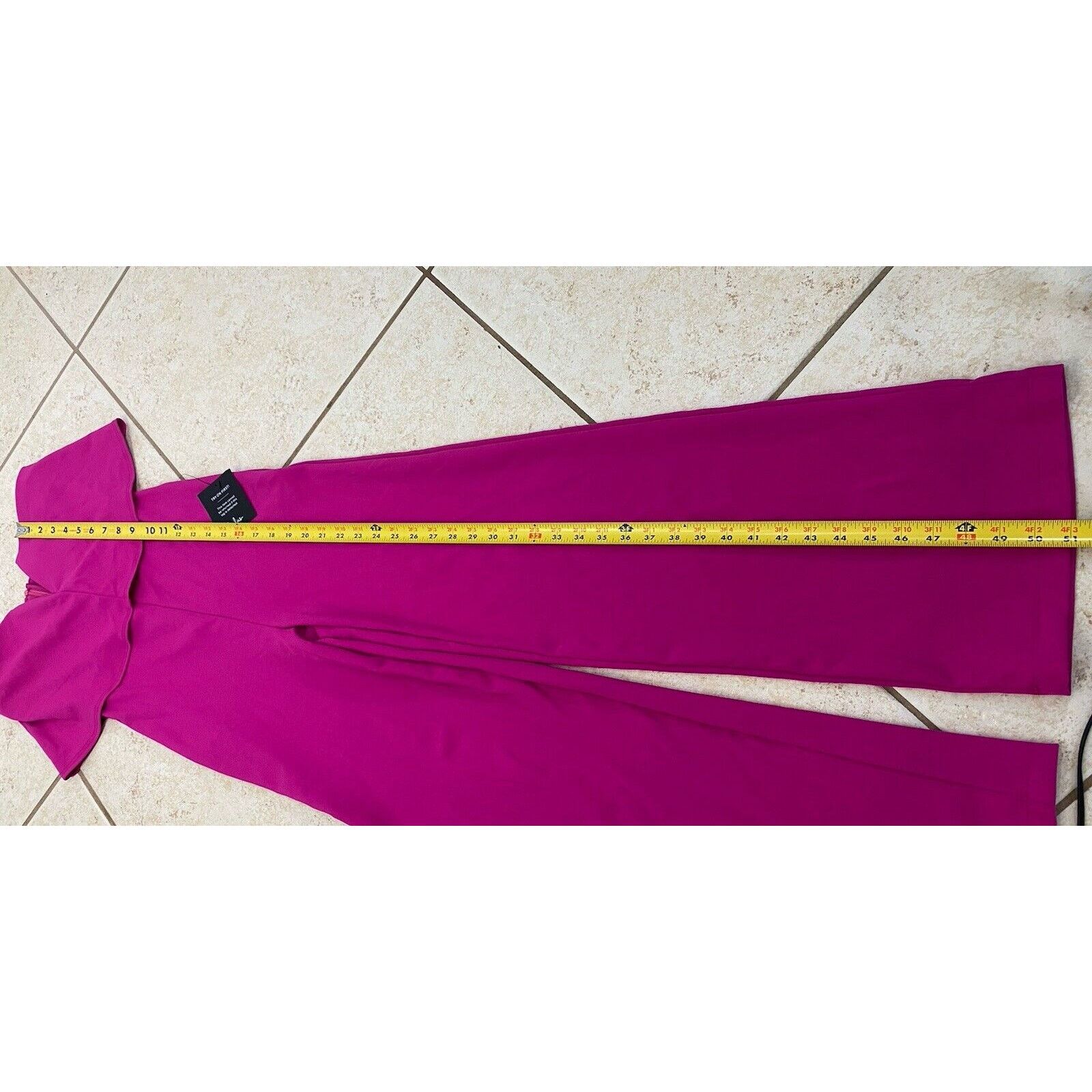Other NWT Lulu's Power of Love Pink Strapless Jumpsuit S Barbie Size 28" / US 6 / IT 42 - 10 Thumbnail