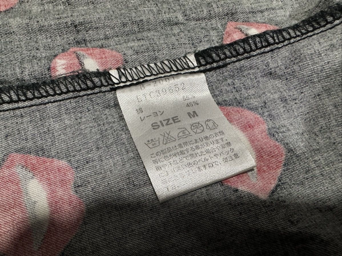 Hysteric Glamour × Japanese Brand × Seditionaries 🔥Sick Y2K RNA Inc Shirt Lips Overprinted Size US M / EU 48-50 / 2 - 9 Thumbnail