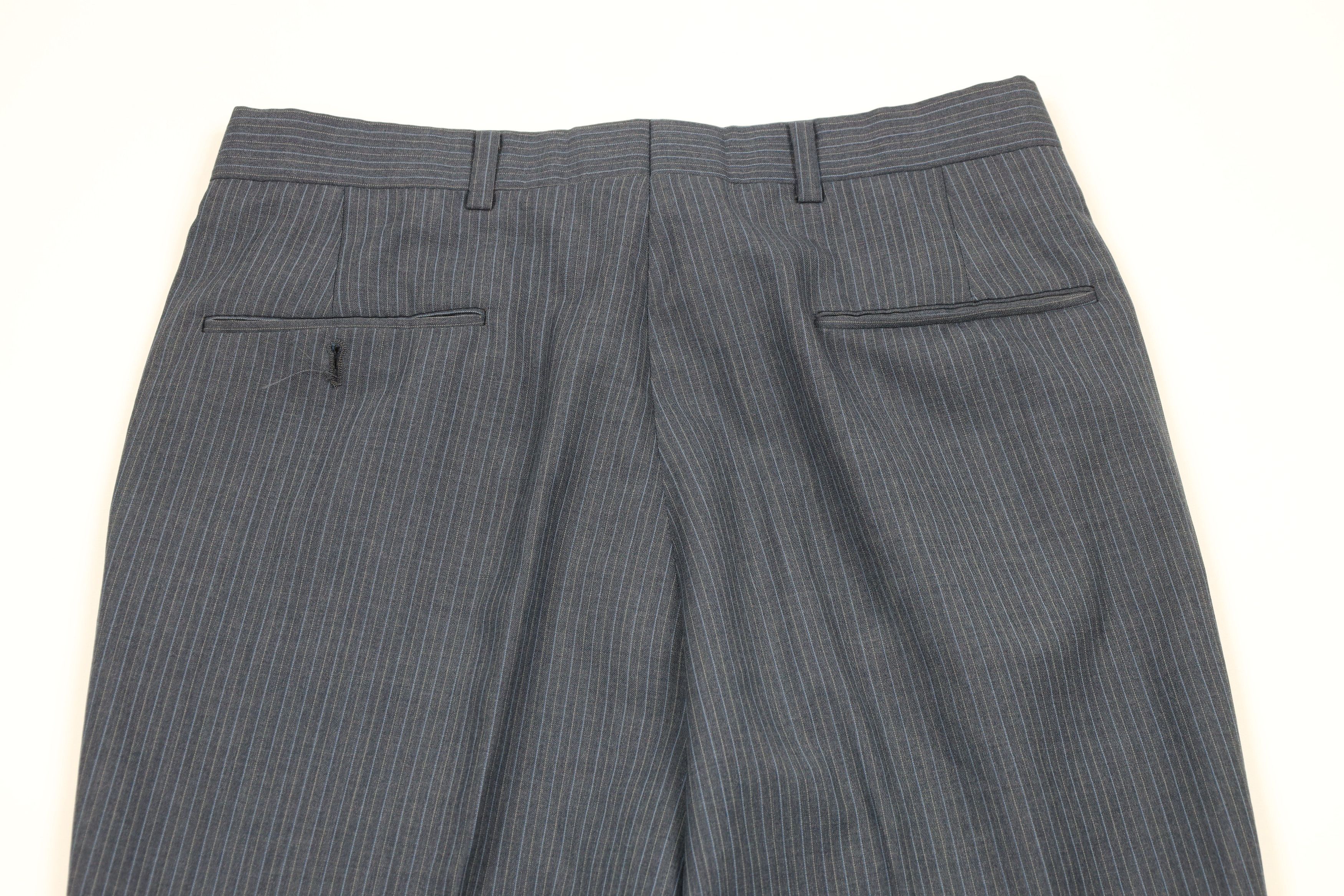 Vintage Vintage 70s Streetwear Pinstriped Bell Bottoms Pants USA Size US 32 / EU 48 - 11 Thumbnail