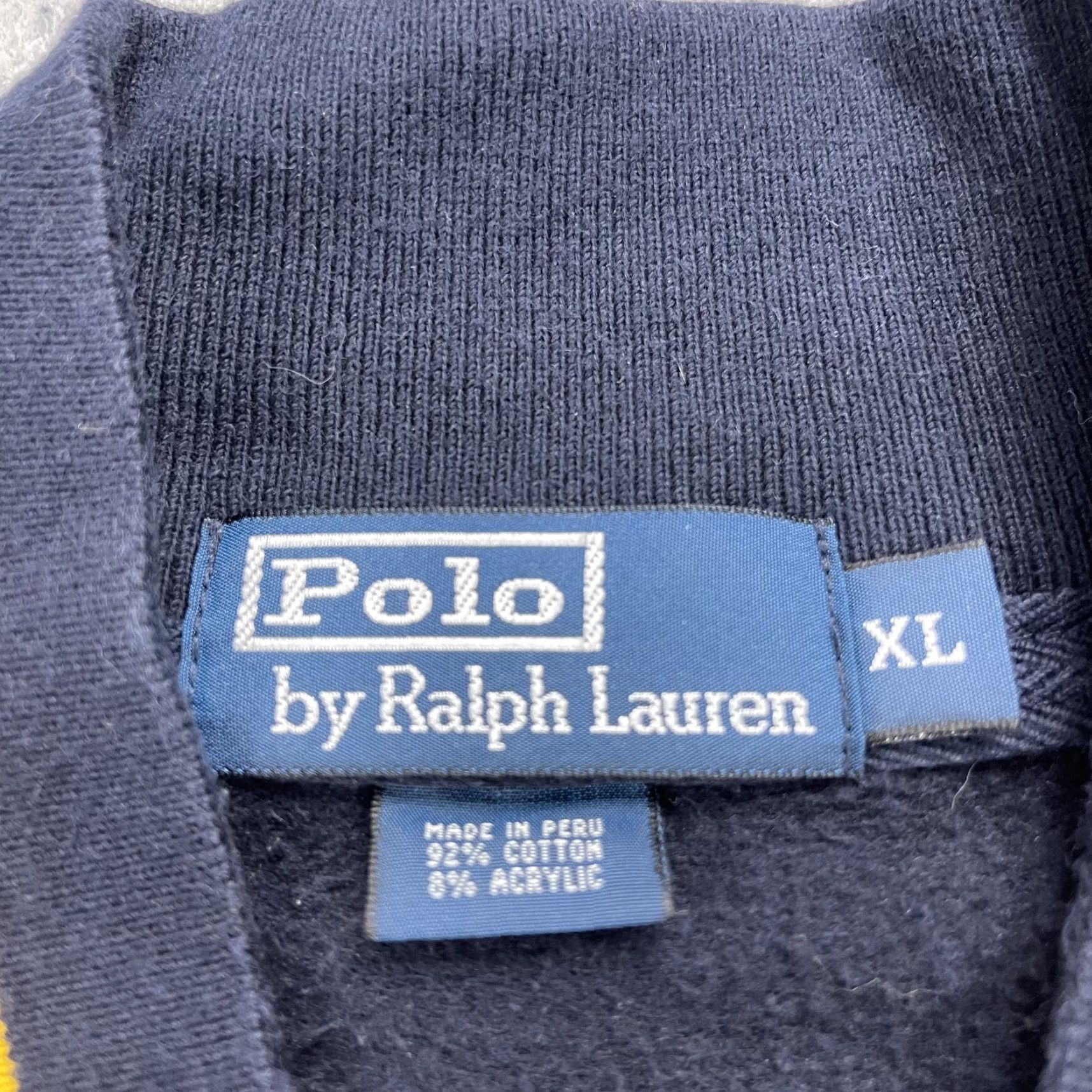 Polo Ralph Lauren VINTAGE Polo Ralph Lauren Jacket Mens XL Blue MCB-7 Full Zip Fleece Pony 90s Size US XL / EU 56 / 4 - 3 Thumbnail