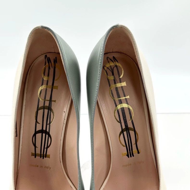 Gucci Gucci Color Block High Heel Shoes Size 37-2505 Size US 7.5 / IT 37.5 - 5 Thumbnail