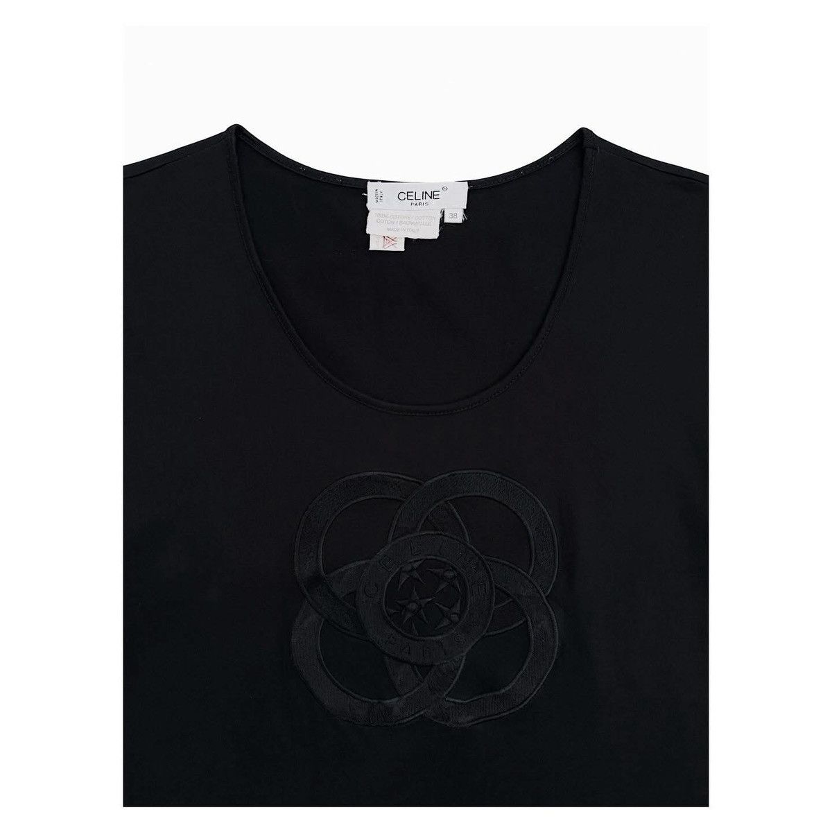 Celine Celine Logo T-shirts Size S / US 4 / IT 40 - 2 Thumbnail