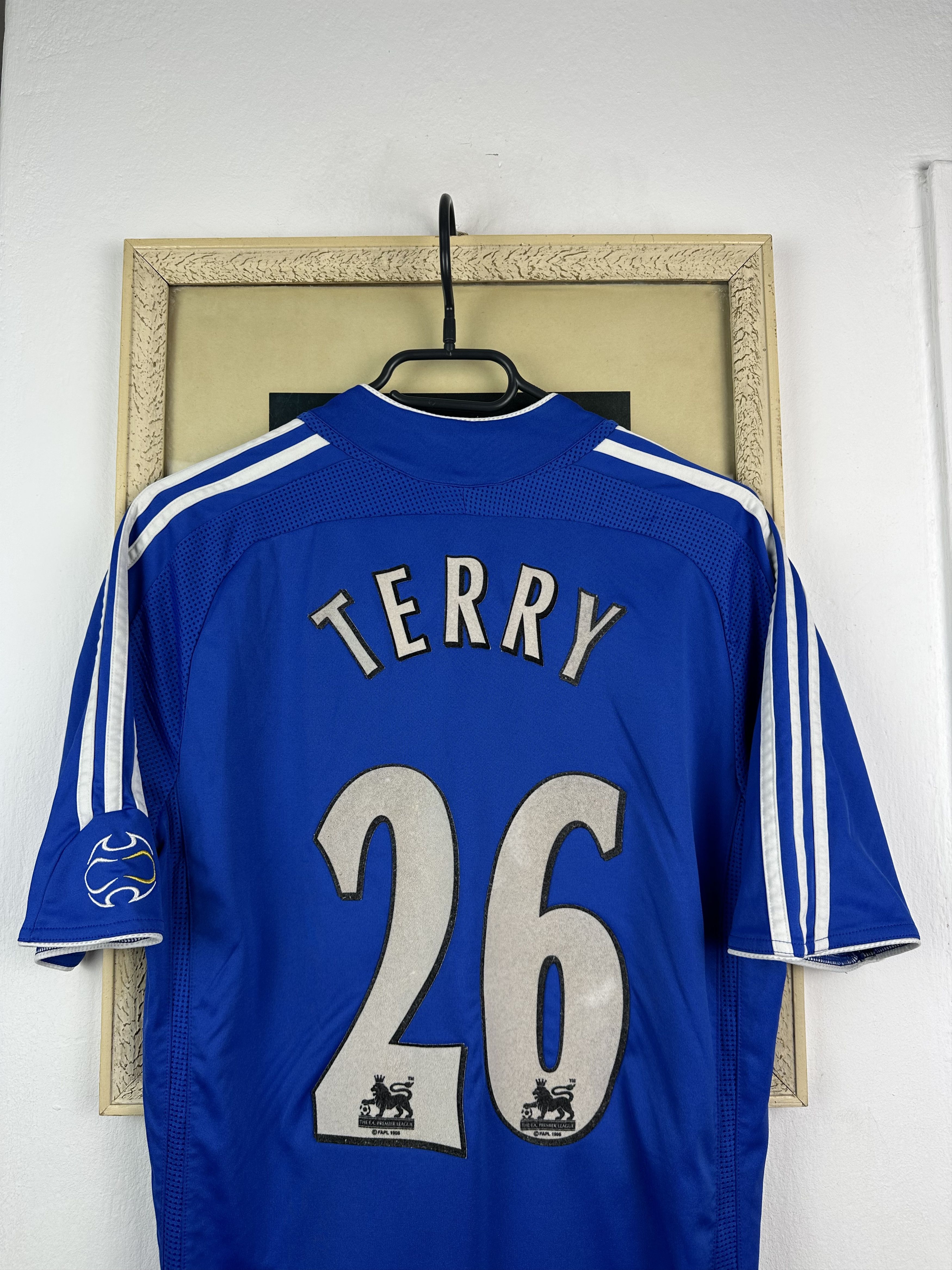 Adidas Chelsea football shirt 2006 Soccer #26 Terry Jersey Adidas Size US M / EU 48-50 / 2 - 2 Thumbnail
