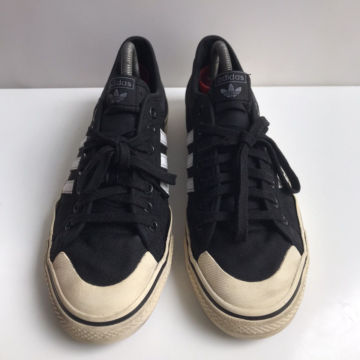 Adidas Adidas Originals Nizza skateboard sneakers shoes black canv Size US 10 / EU 43 - 6 Thumbnail