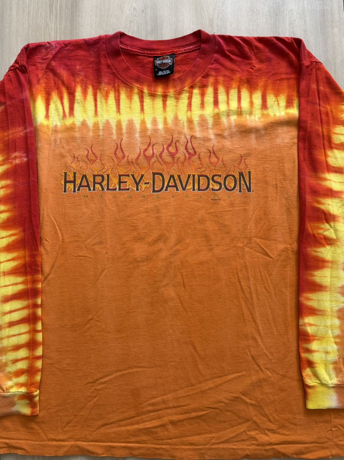 Harley Davidson Vintage Harley Davidson Bull Skull Horns Sweatshirt Sz XL Size US XL / EU 56 / 4 - 3 Thumbnail