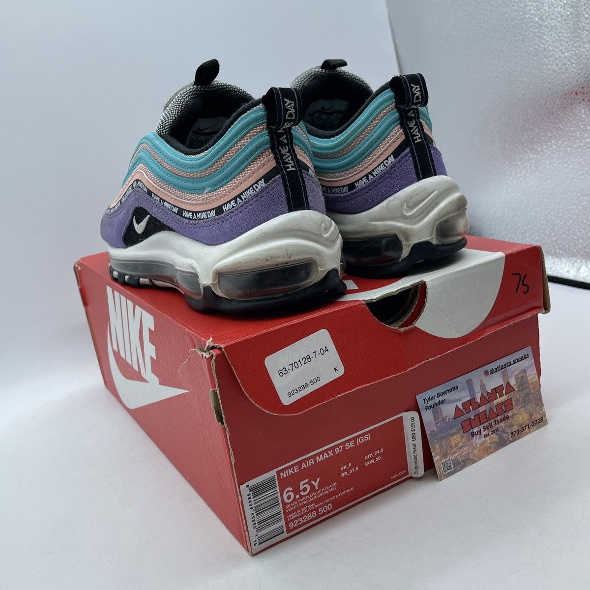 Nike Air max 97 have a Nike day Size US 6.5 / EU 39-40 - 4 Thumbnail