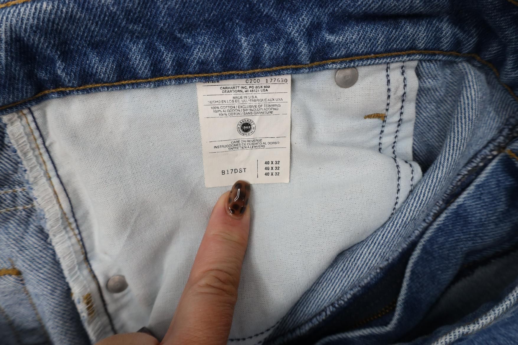 Carhartt Vintage Y2K 2000 Carhartt Relaxed Fit Denim Jeans Blue USA Size US 40 / EU 56 - 8 Thumbnail