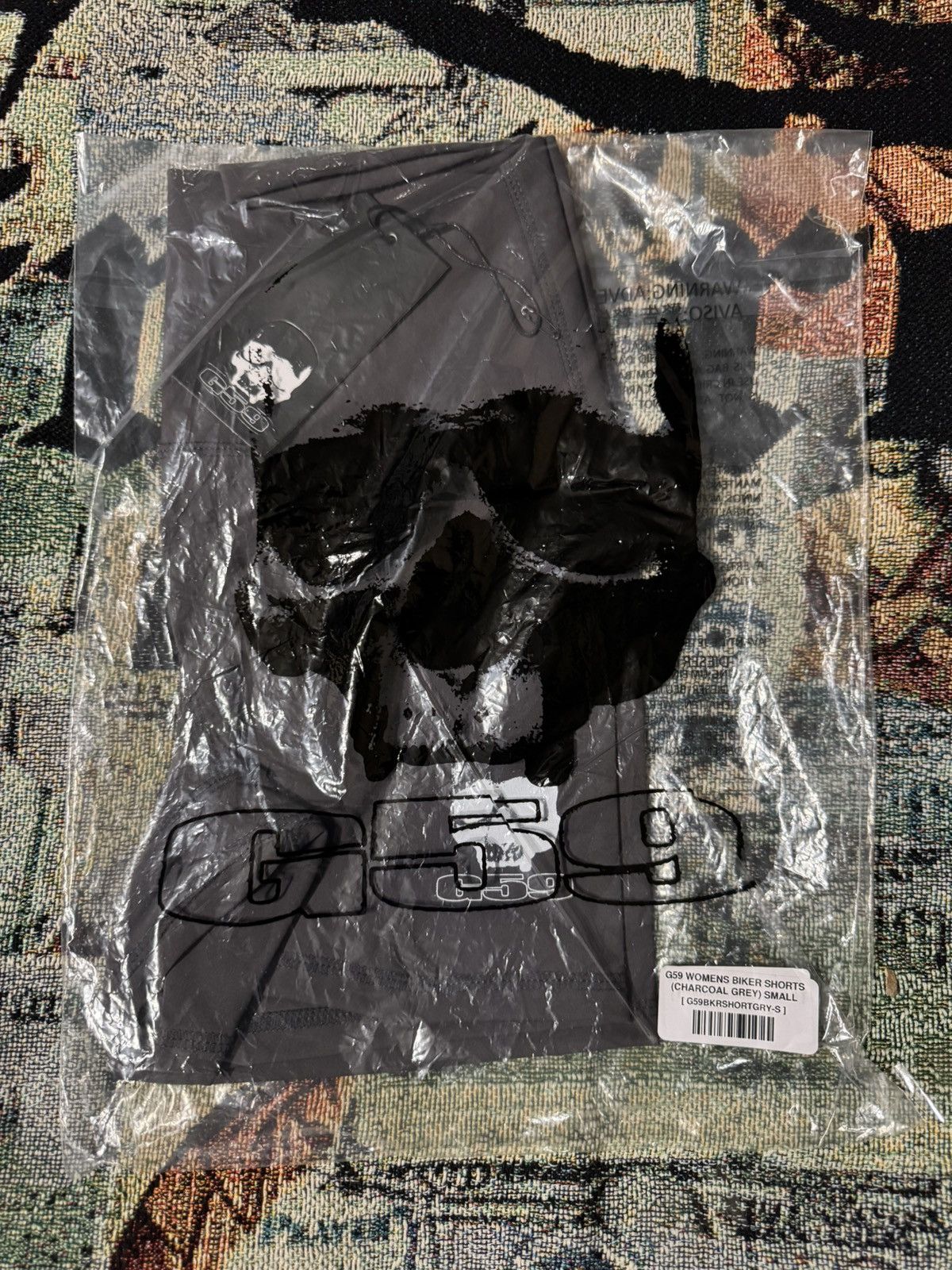 G59 Records G59 Women’s Biker Shorts Small (charcoal grey) Size 28" / US 6 / IT 42 - 2 Thumbnail