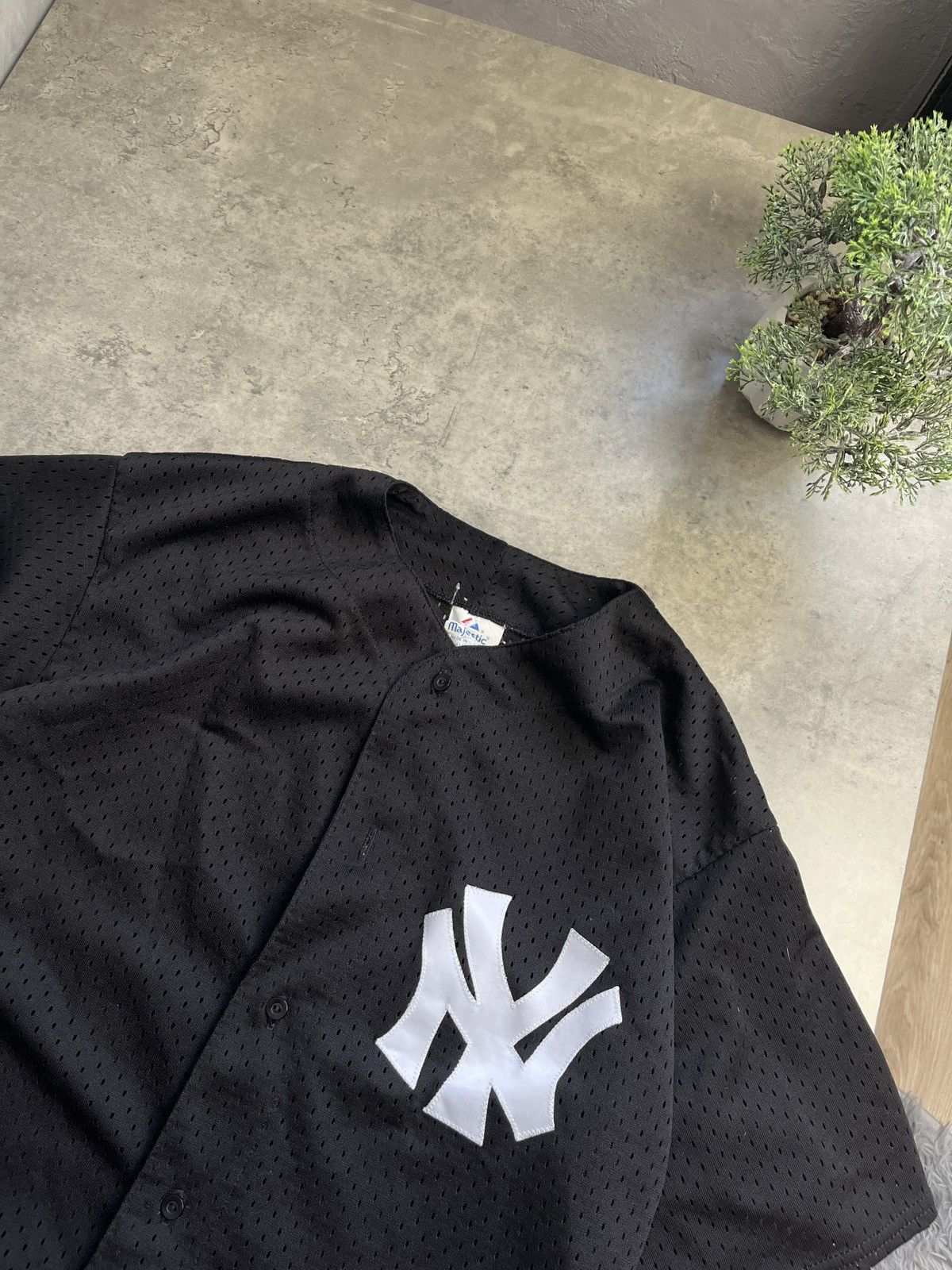Majestic Vintage Majestic New York Yankees Mesh Jersey Made in USA Size US XL / EU 56 / 4 - 6 Thumbnail