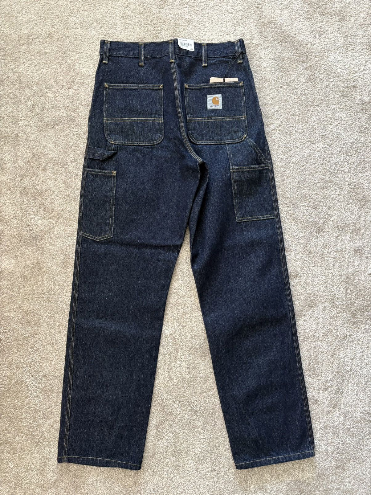 Carhartt Wip Carhartt WIP Single Knee Pant – Blue Denim Rinsed / W28 L32 Size US 28 / EU 44 - 6 Thumbnail