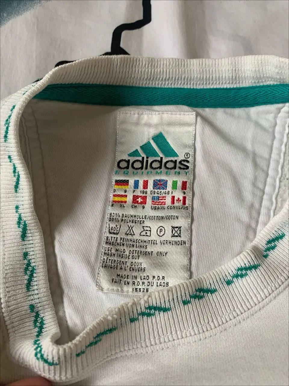 Adidas Adidas Equipment 90s sweatshirt in white Size XL RARE Size US XL / EU 56 / 4 - 5 Thumbnail