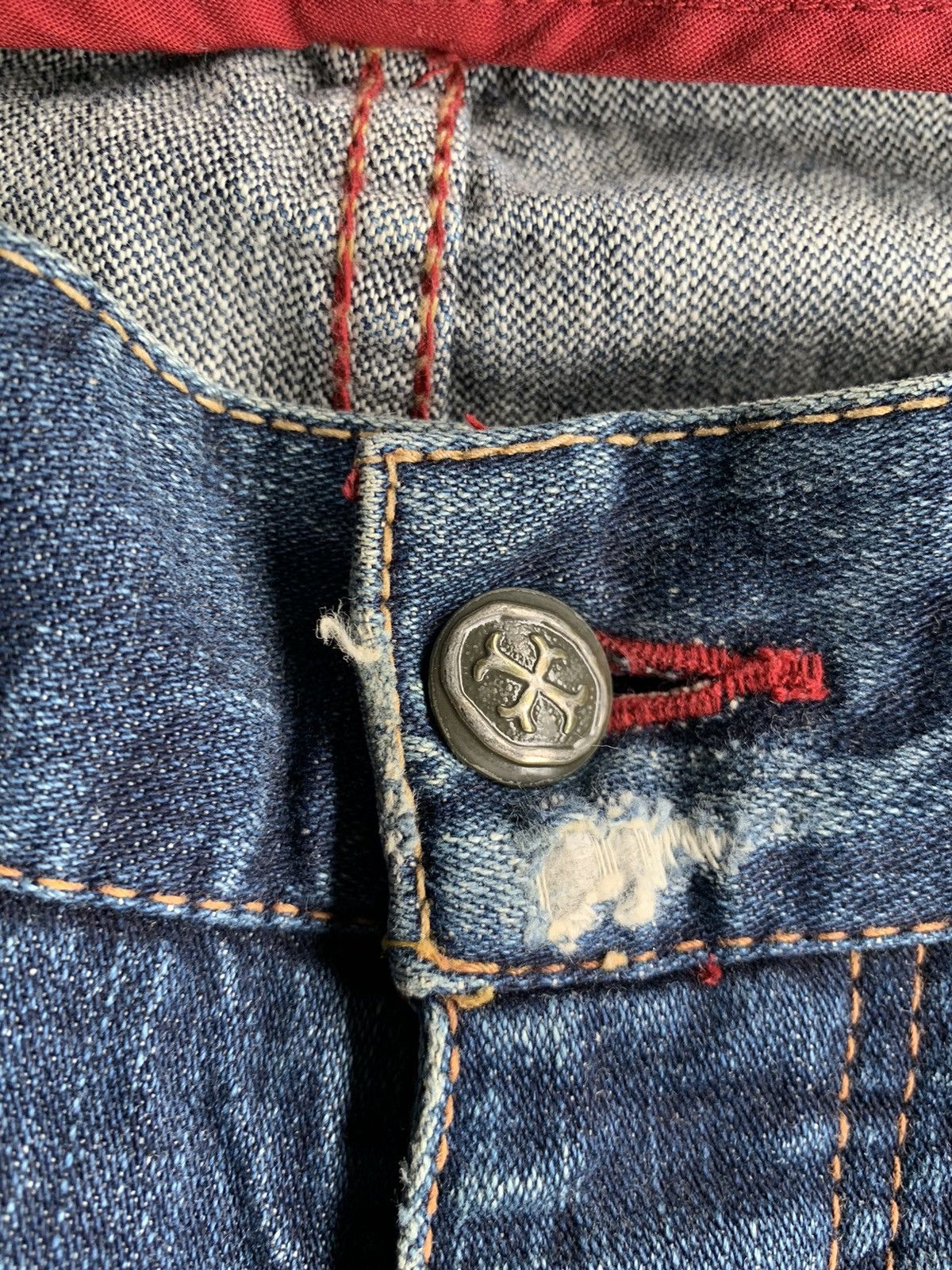 If Six Was Nine × Japanese Brand × Le Grande Bleu (L.G.B.) Japanese Blow You Mind Punk Style Denim☠️🎌 Size US 34 / EU 50 - 13 Thumbnail