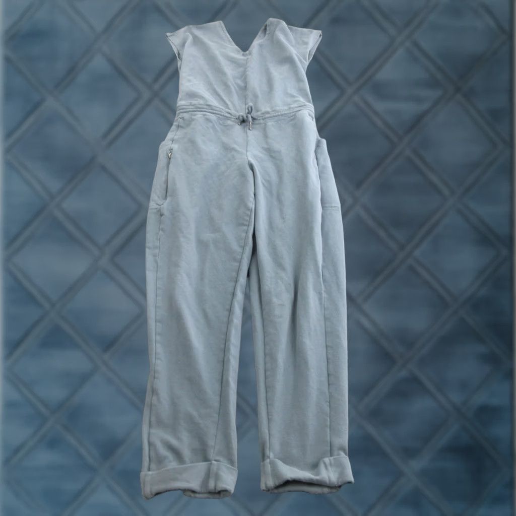 Patagonia Patagonia Jumpsuit Womens XS Gray Organic Cotton Sleeveless V Neck STY75801 Size 26" / US 2 / IT 38 - 1 Thumbnail