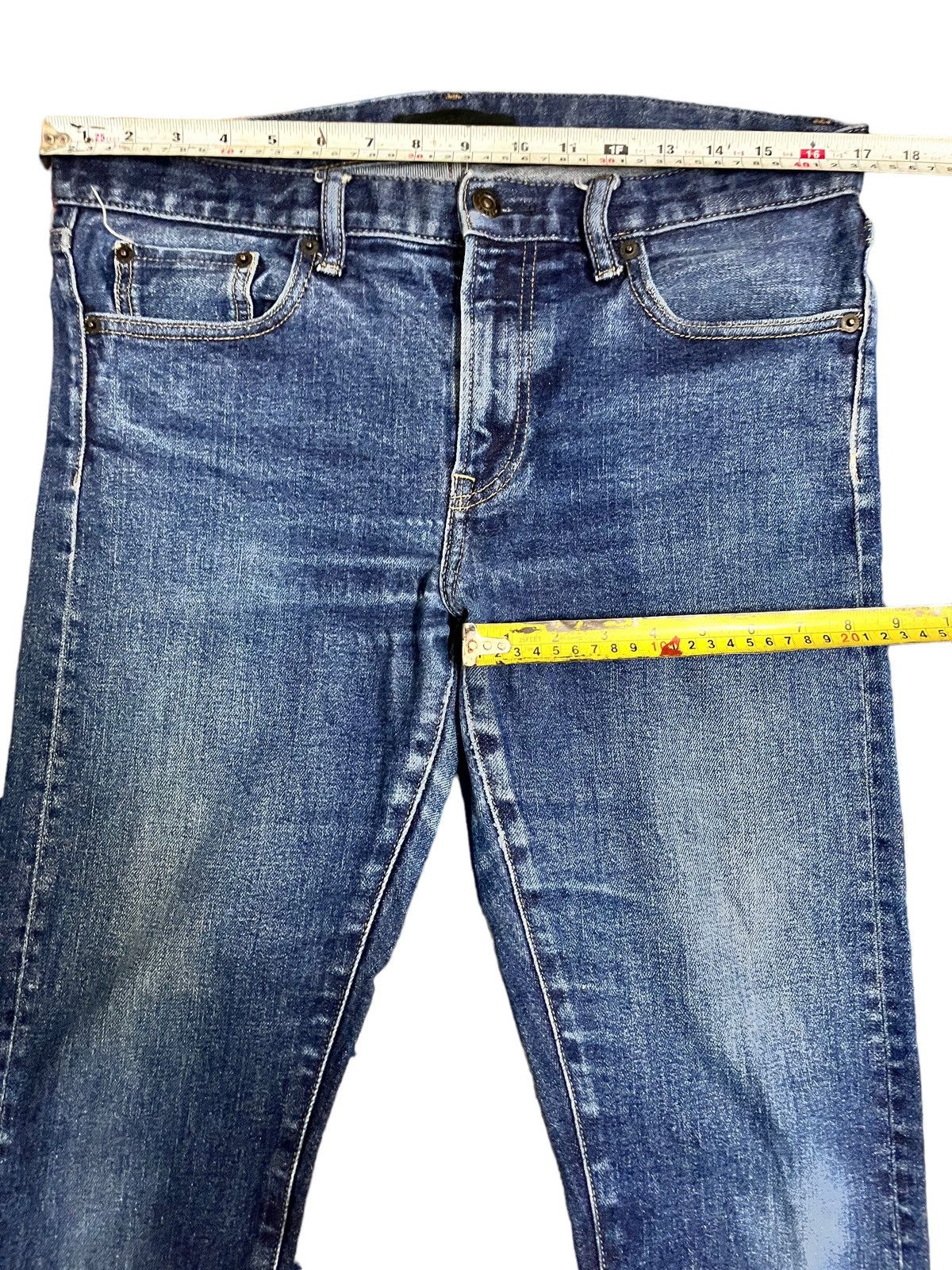 Jun Takahashi × Salvage × Uniqlo Vintage Japanese Brand Uniqlo Salvage Style Jeans Size US 34 / EU 50 - 7 Thumbnail
