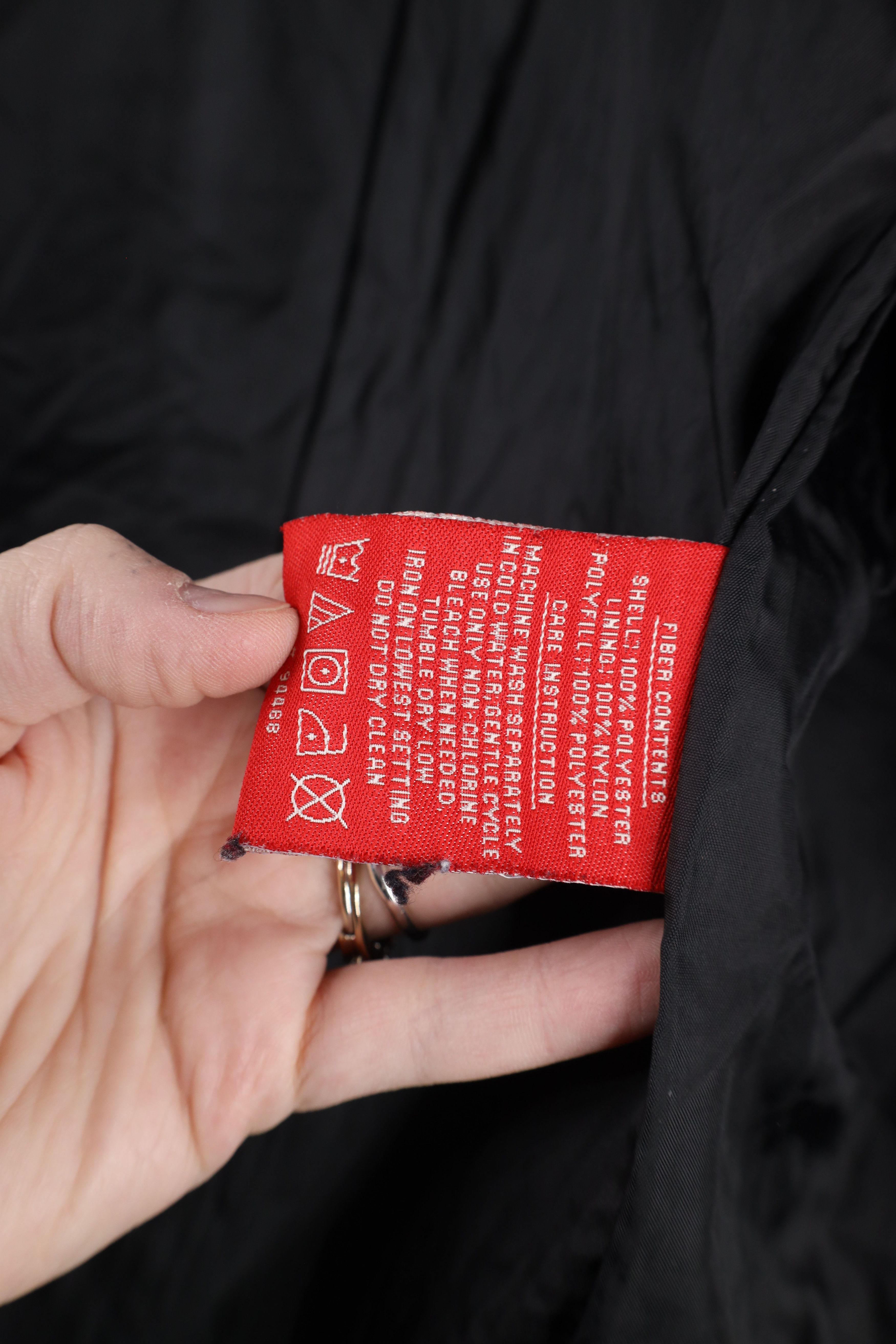 Esprit × Vintage Vintage 90s Y2K Esprit Babydoll Quilted Jacket Coat Black Size M / US 6-8 / IT 42-44 - 8 Thumbnail