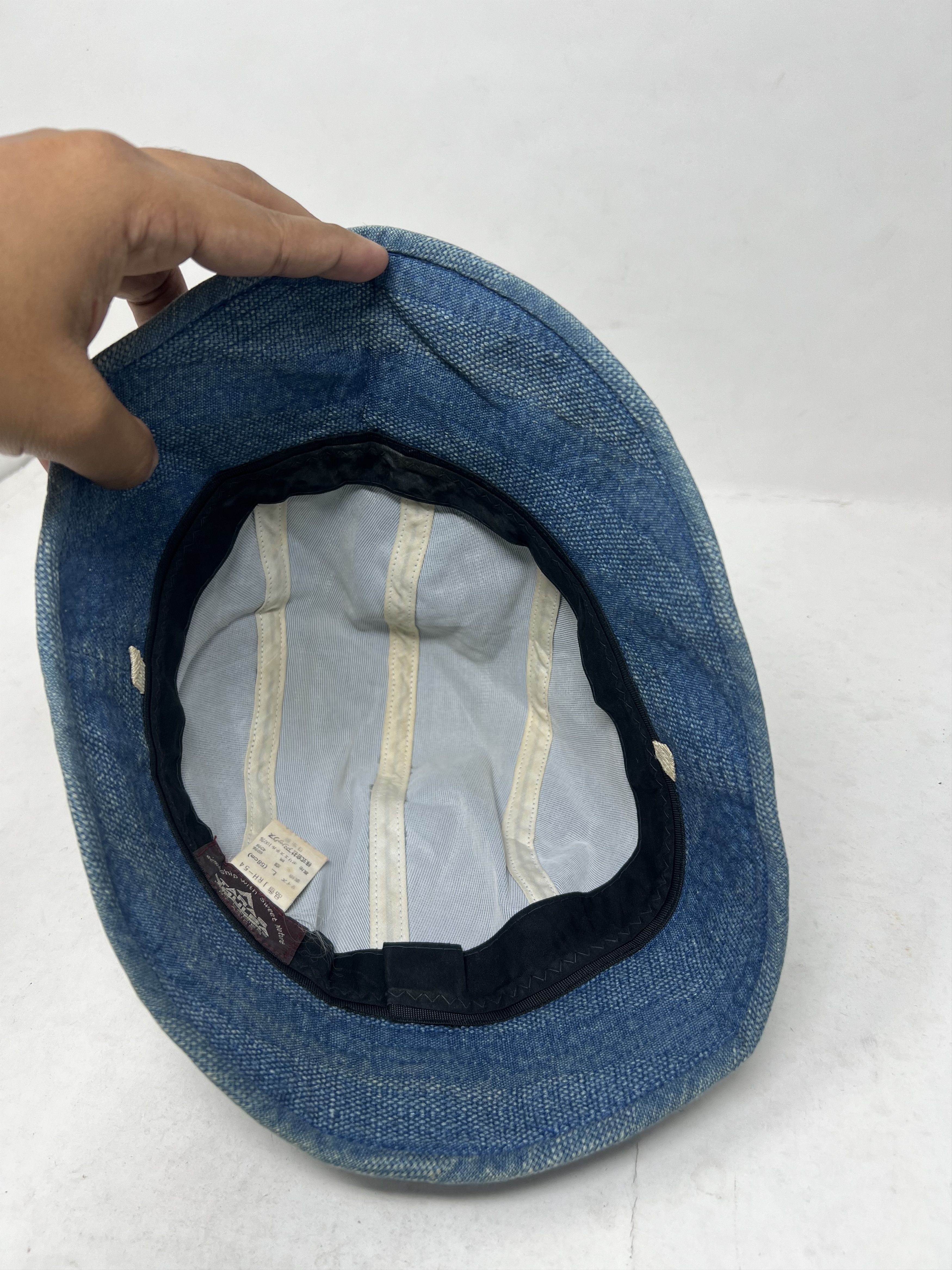 Japanese Brand Janeriver Kendo Indigo Workwear Bucket Hat Size ONE SIZE - 7 Thumbnail