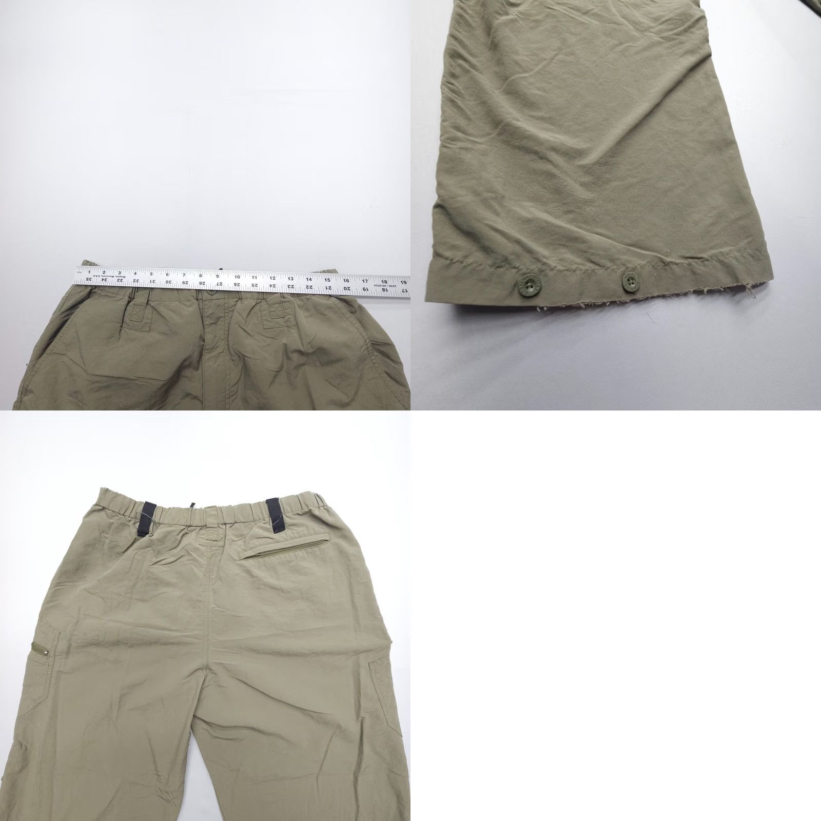Royal Robbins VTG Royal Robbins Cargo Pants Mens Large Green Elastic Waist Pockets 90s Gorpcore Baggy Cargo Style Shirt? Size US 33 - 9 Thumbnail