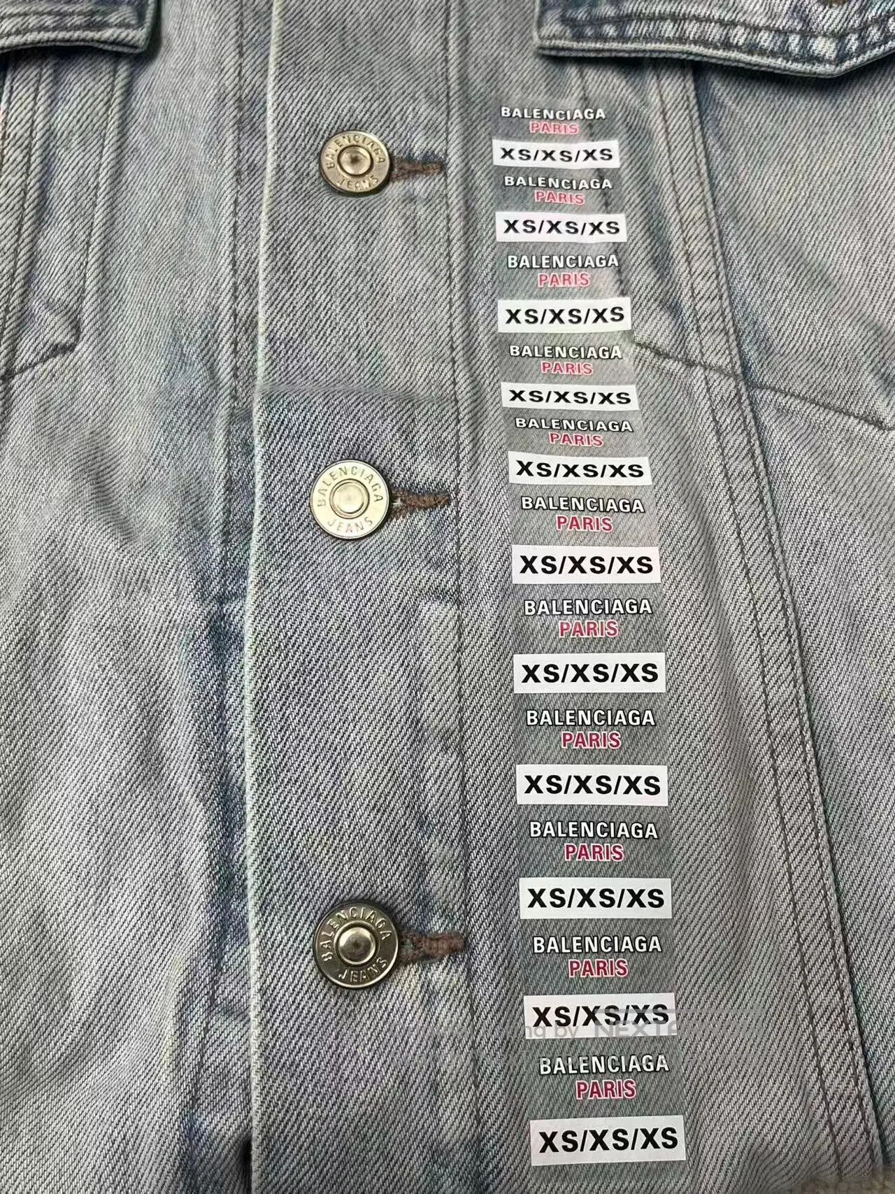 Balenciaga Balenciaga Blue Denim Jacket for Casual Style. Size US S / EU 44-46 / 1 - 3 Thumbnail