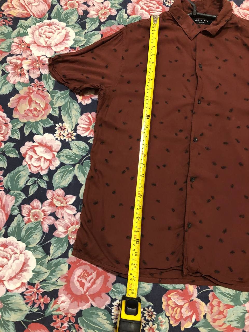 Allsaints Vintage Shirt with short sleeves Allsaints print Hawaii Y2K Size US M / EU 48-50 / 2 - 9 Thumbnail