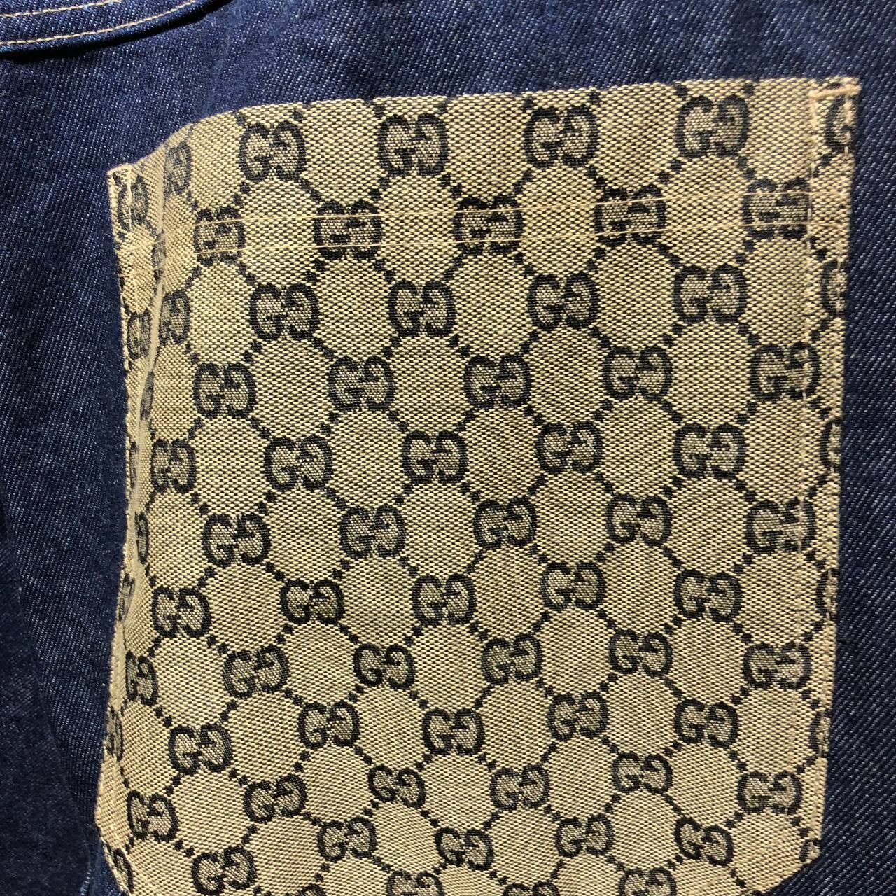 Gucci Gucci GG monogram Denim wide pants Size US 36 / EU 52 - 7 Thumbnail