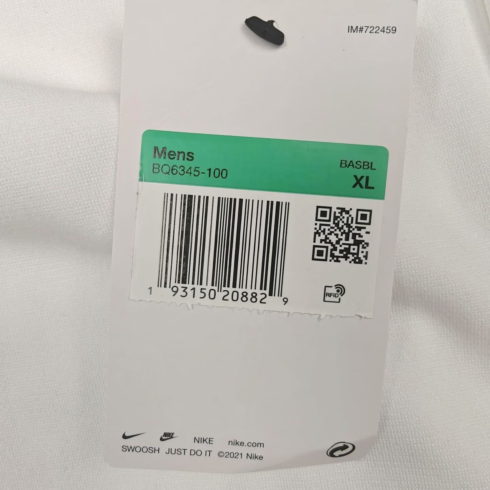 Nike Nike Baseball Pants Mens XL White Tapered Ankle Zip Pockets Breathable New Size US 36 / EU 52 - 3 Thumbnail