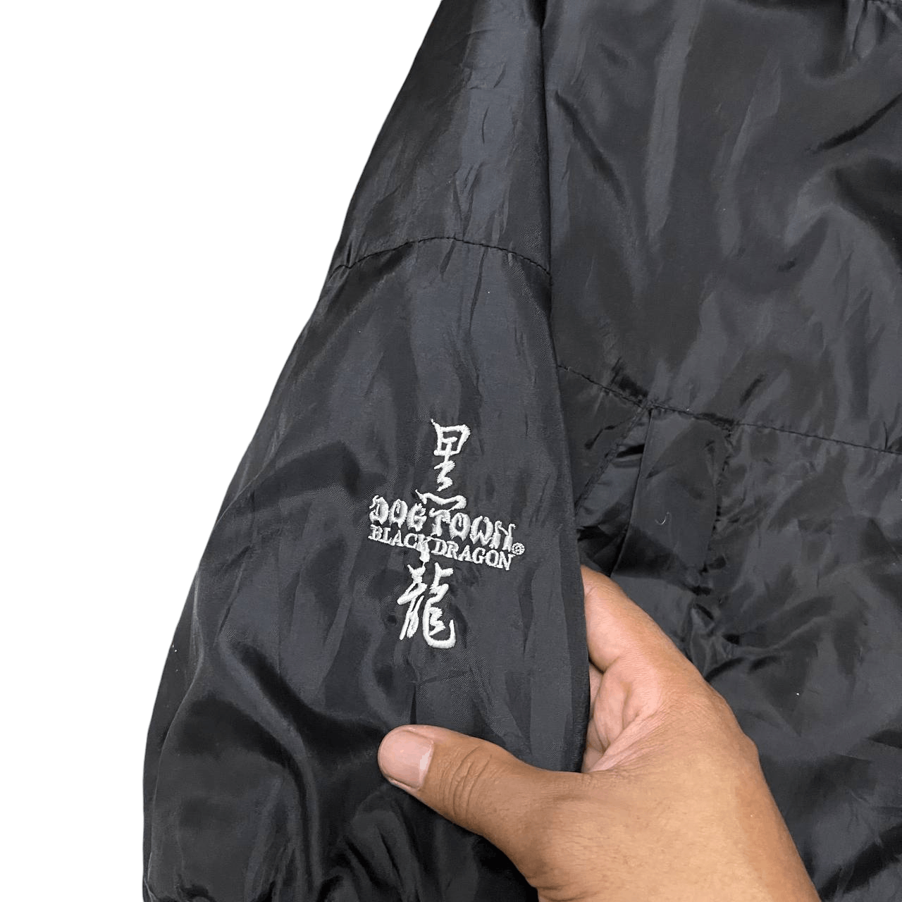 Dogtown Vtg Dogtown Black Dragon Puffer Fur Jacket Detachable Hood Size US L / EU 52-54 / 3 - 6 Thumbnail
