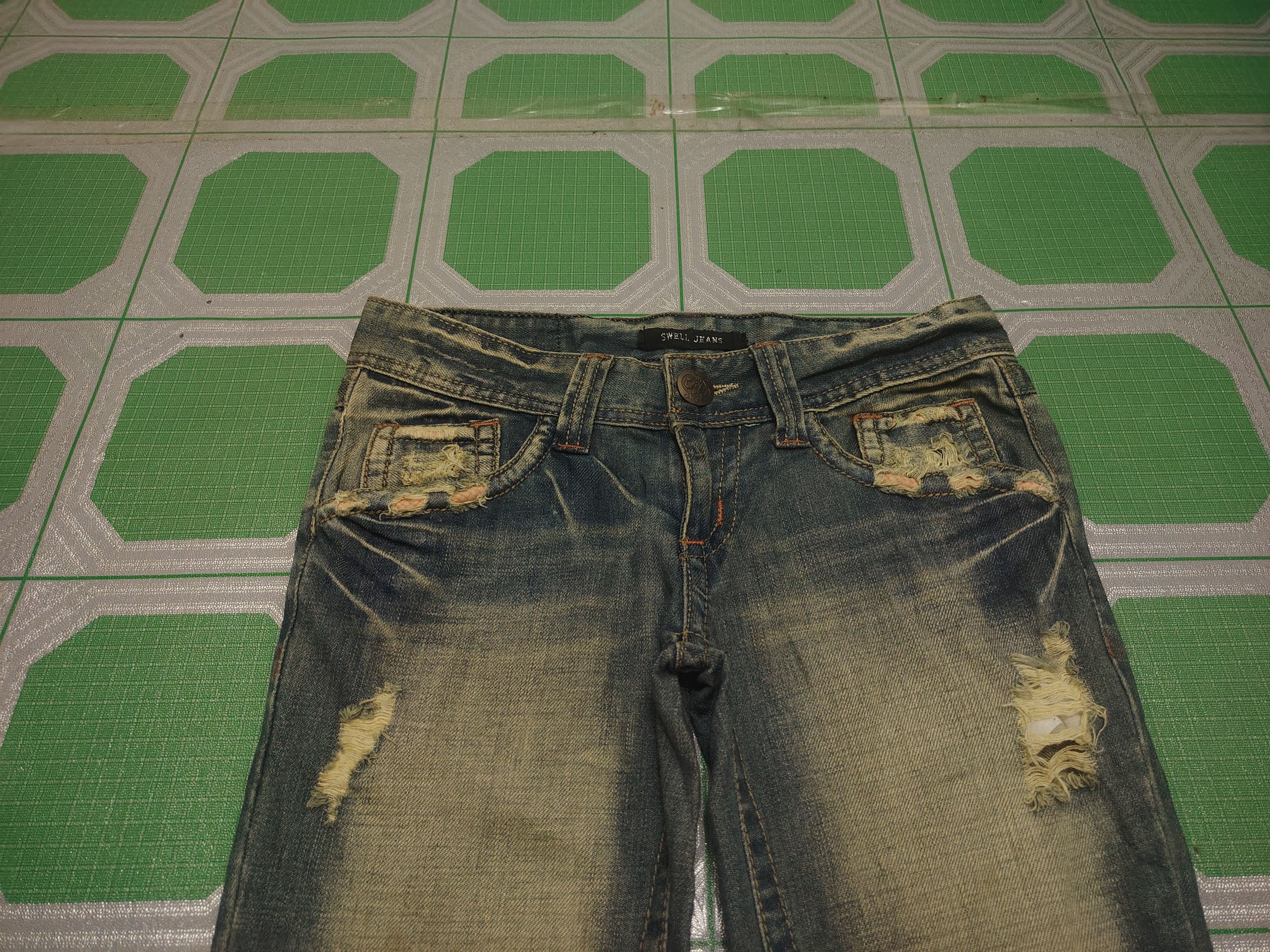 Hysteric Glamour Japanese Swell Jeans Flared Distressed Jeans Bootcut Size US 30 / EU 46 - 3 Thumbnail