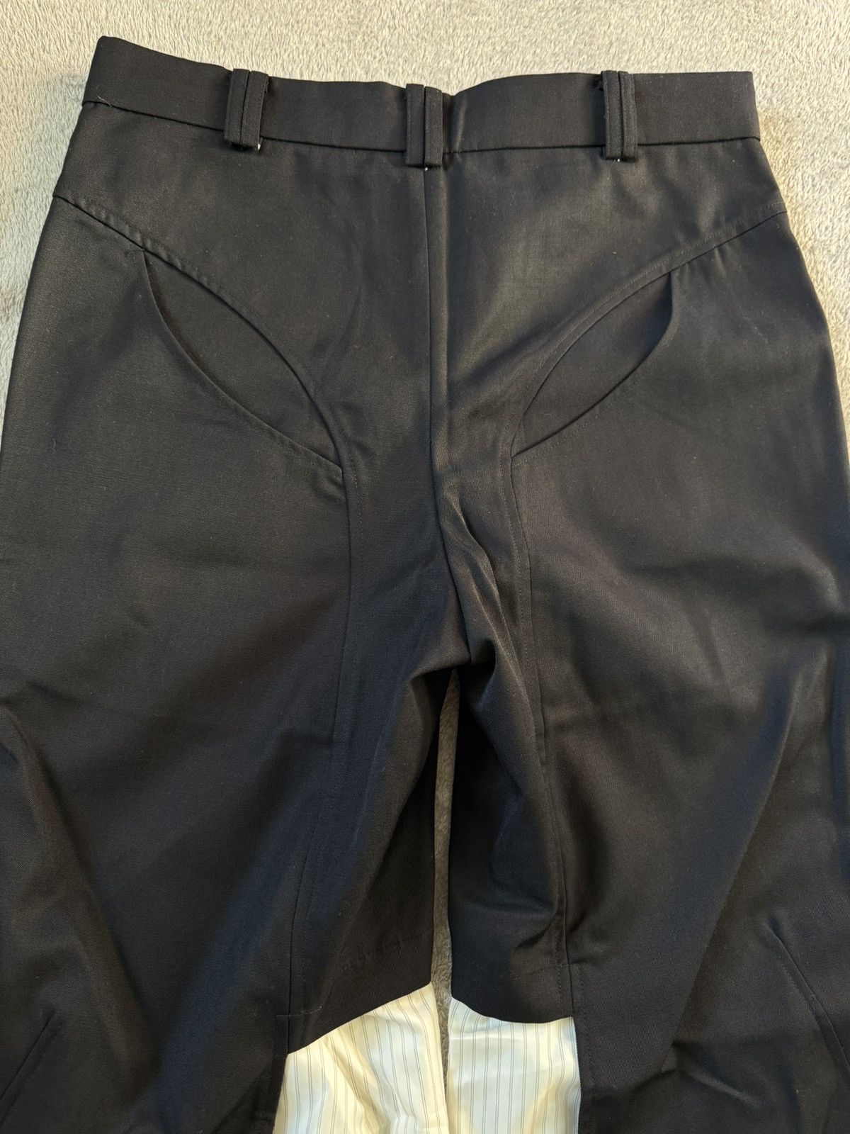 NAMESAKE NAMESAKE Black Peja Hourglass Trousers Size US 32 / EU 48 - 4 Thumbnail
