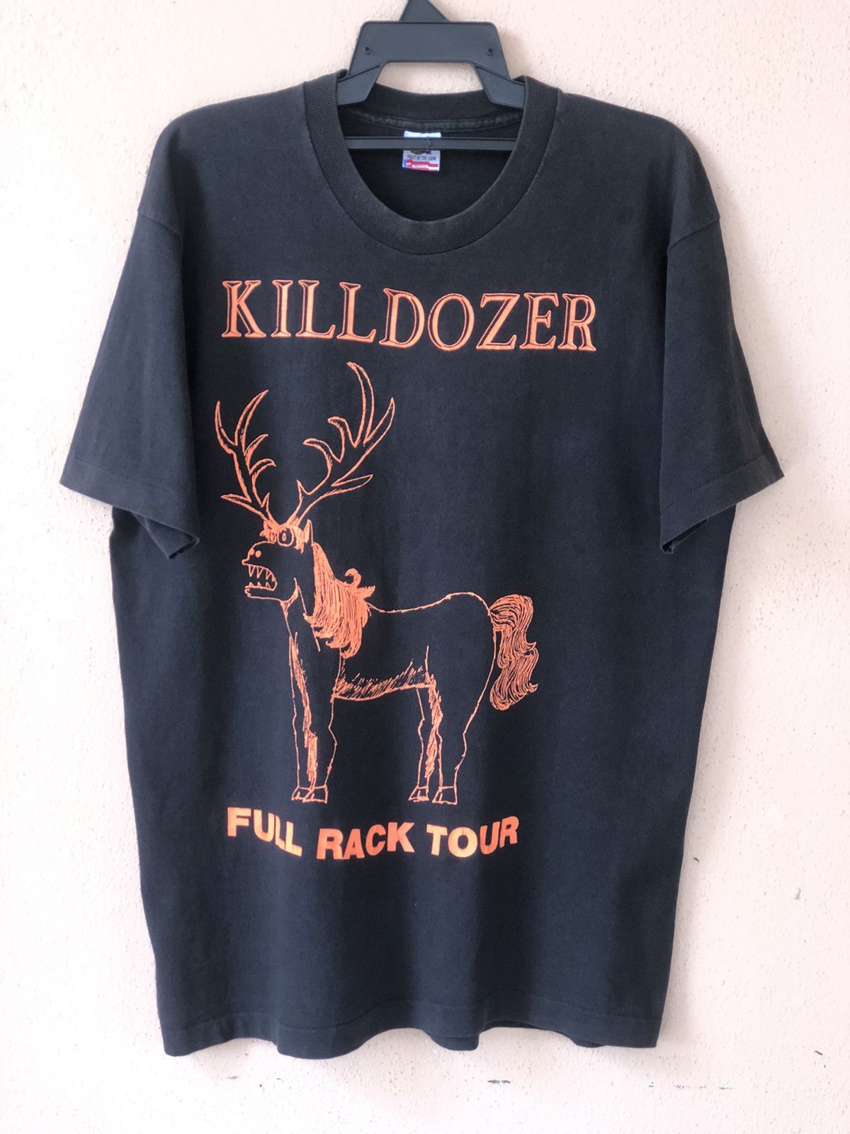 Band Tees × Vintage Vintage 90s KILLDOZER Full Rack Tour Tee Size US XL / EU 56 / 4 - 1 Thumbnail