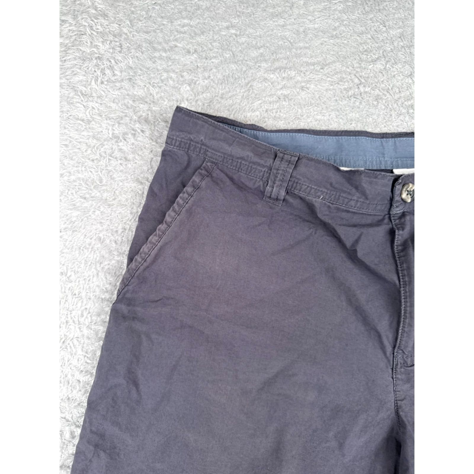 Vintage Columbia Shorts Men 36 Blue Chino 100% Cotton Casual Hiking Camp 36x10 Size US 36 / EU 52 - 4 Thumbnail