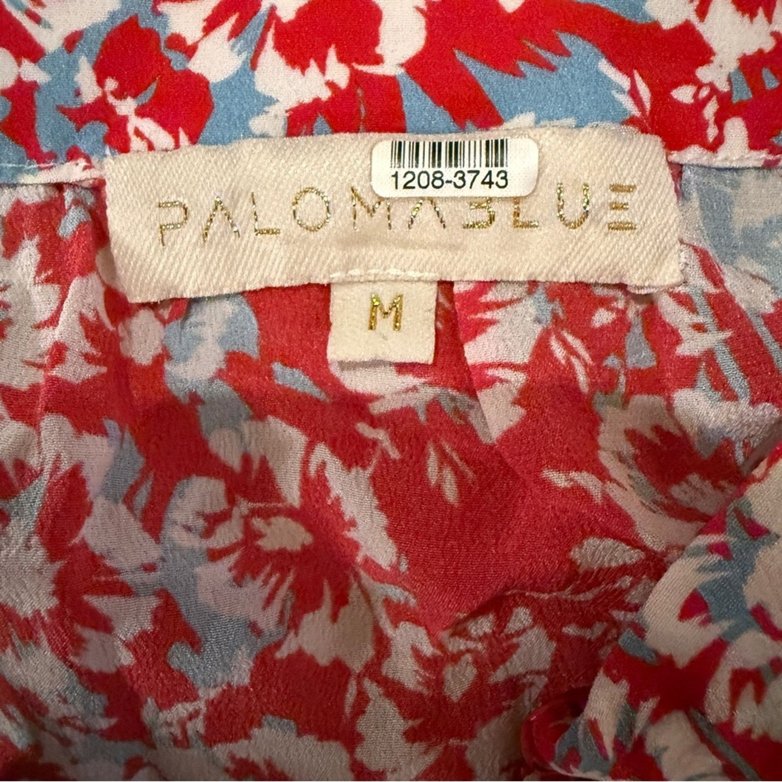 Other Paloma Blue Alexa 100% Silk Floral Tiered Mini Skirt Size 28" / US 6 / IT 42 - 5 Thumbnail