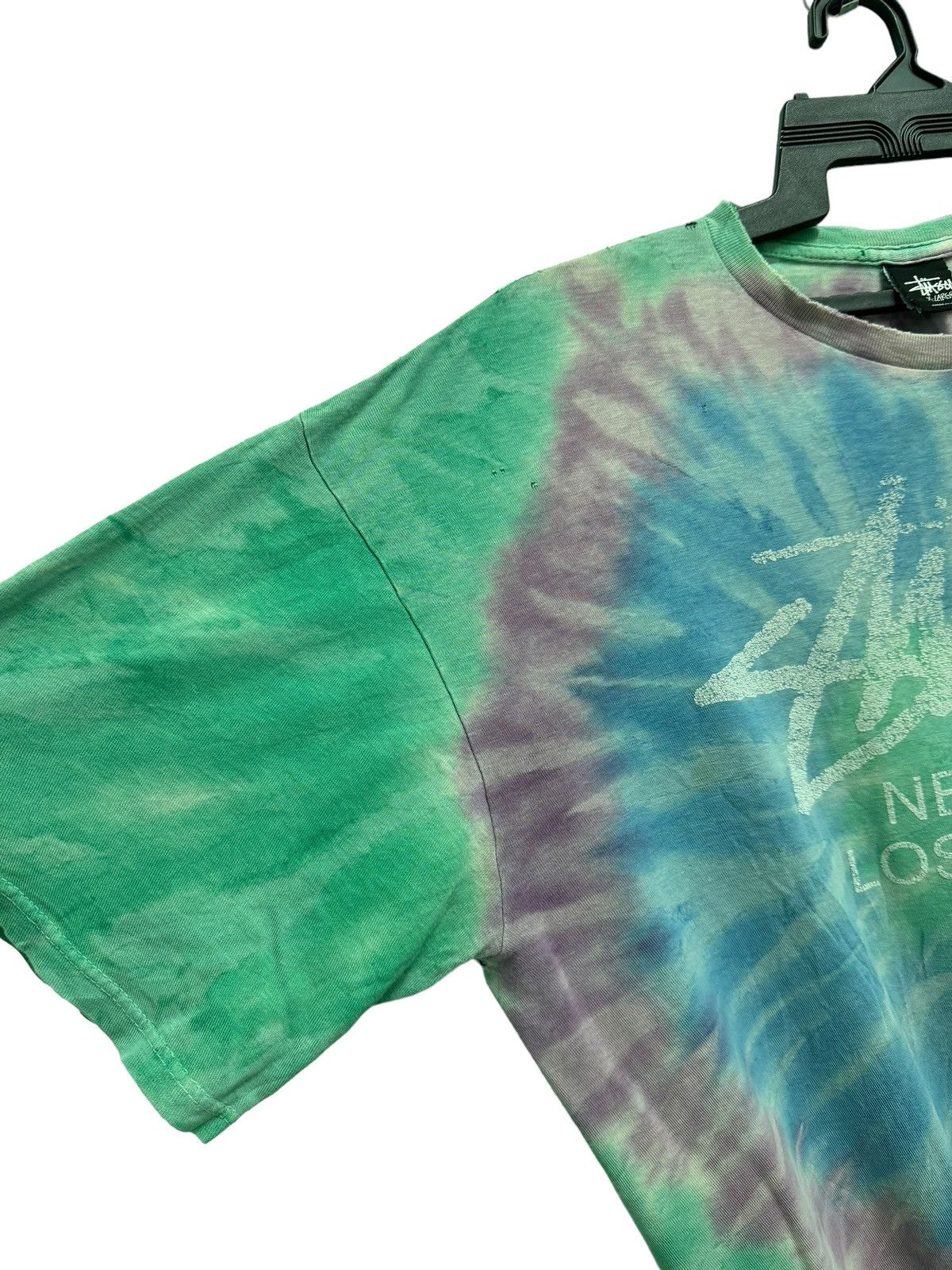 Stussy Vintage Trashed Stussy Tye Dye Size US XL / EU 56 / 4 - 5 Thumbnail