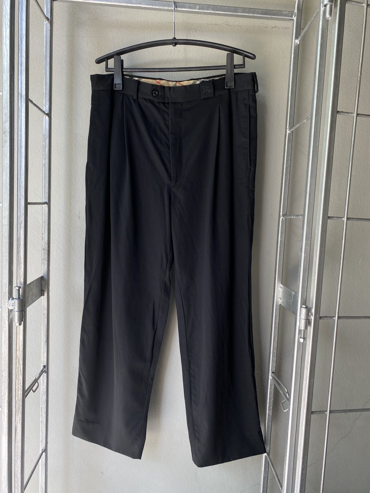 Burberry Burberrys black trousers for men formal style. Size US 36 / EU 52 - 2 Thumbnail