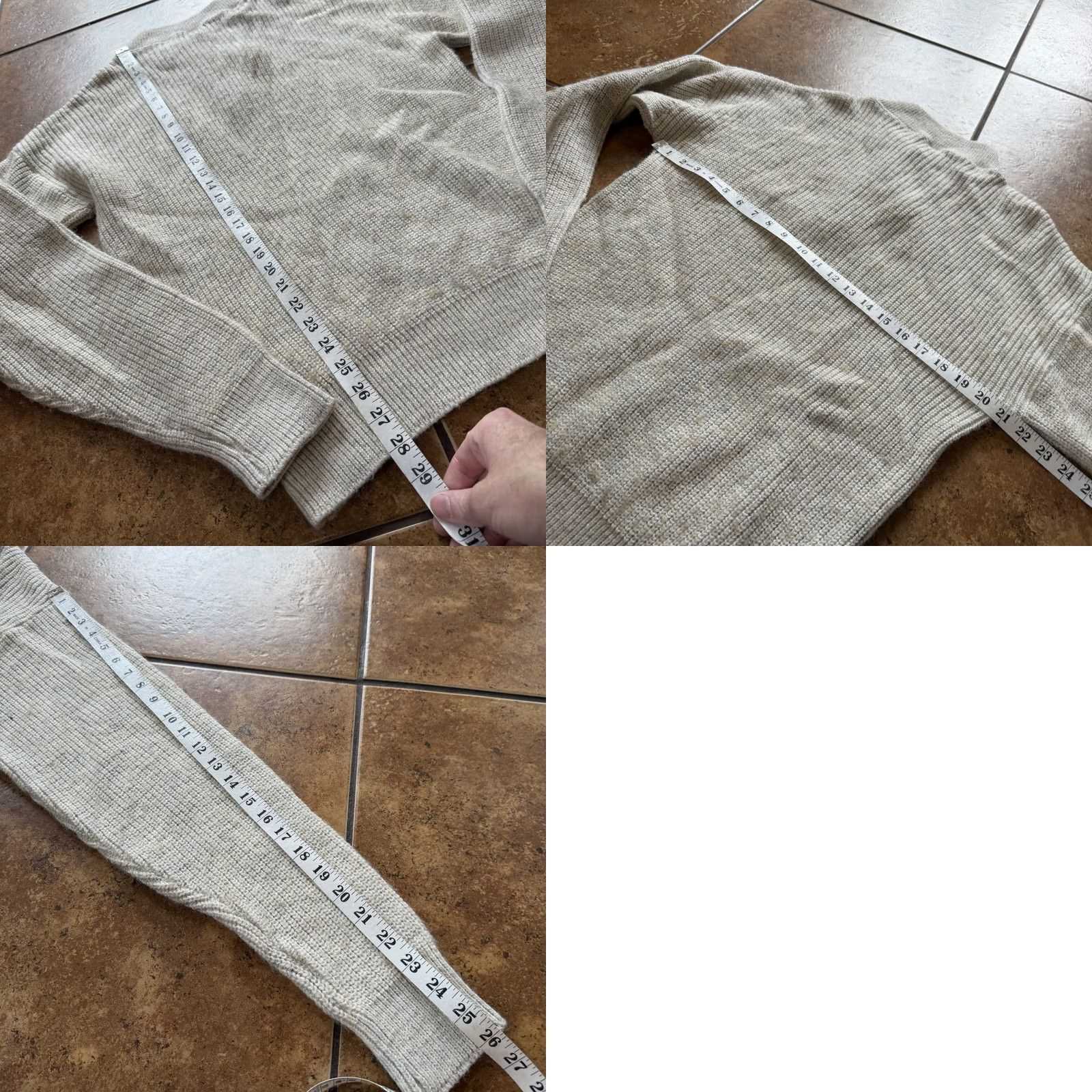 Vintage VTG LL Bean High Trek Yarn Knit Sweater FISHING Henley Neck Mens Hiking Pullover Crewneck Mock Neck Knitted Wool Blend Fall Winter Casual Travel Size US S / EU 44-46 / 1 - 8 Thumbnail