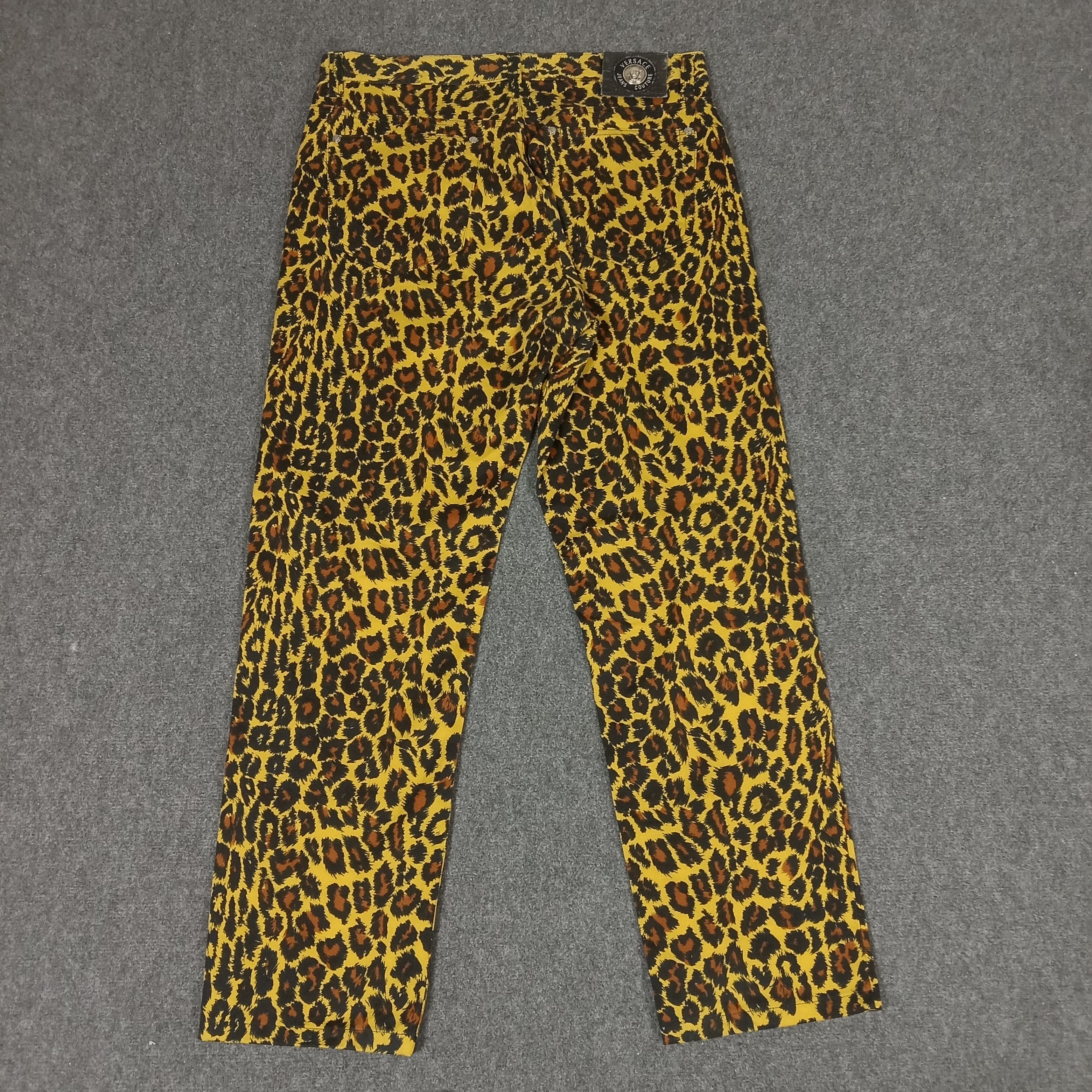 Versace Jeans Couture × Vintage Versace Jeans Couture Luxury Brand Pants Size US 35 - 1 Thumbnail