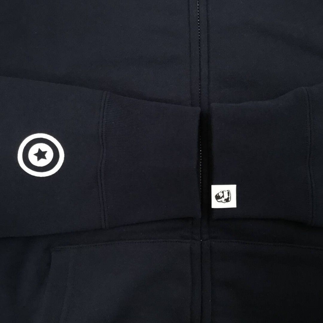 Bape 2024 BAPE 1st Shark full zip hoodie Navy x Woodland camo Size US M / EU 48-50 / 2 - 7 Thumbnail