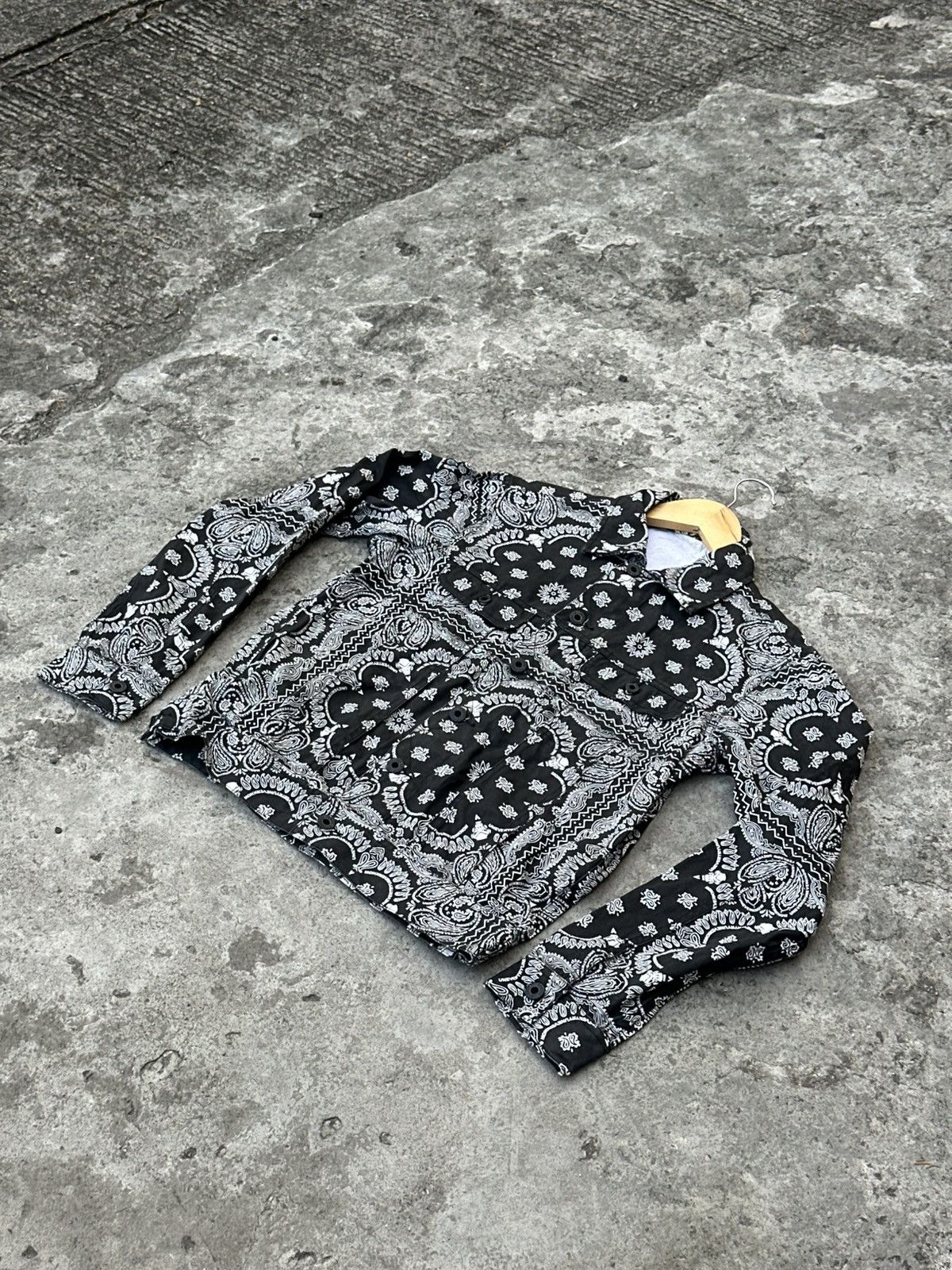 Japanese Brand × RMC Jeans × Red Monkey RMC Bandana longsleeve Size US M / EU 48-50 / 2 - 1 Thumbnail