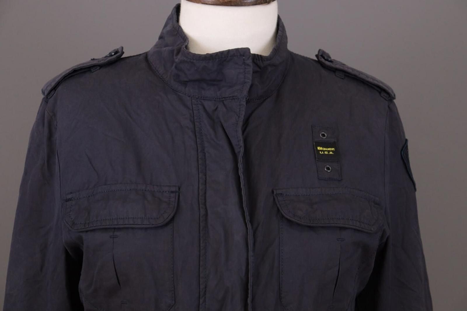 Eddie Bauer Ladies Blauer USA Black Full Zip Cargo Jacket Size L Size L / US 10 / IT 46 - 2 Thumbnail