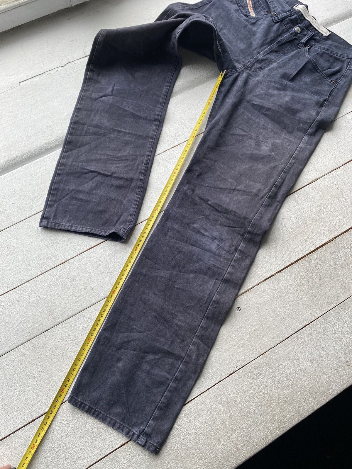Diesel 🔥PUNK DIESEL WASHED FADED DISTRESSED CHINO PANTS 29 Mens y2k Size US 29 - 18 Thumbnail