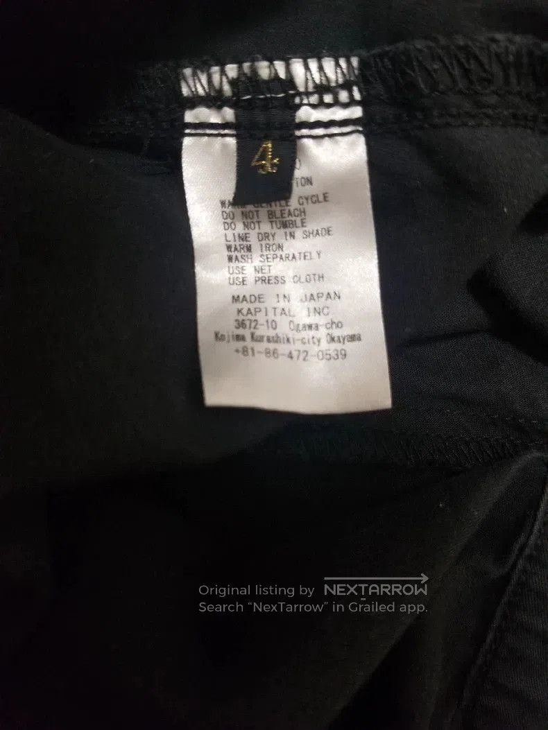 Kapital Kapital Black Casual Shorts with Classic Design Size US 32 / EU 48 - 4 Thumbnail