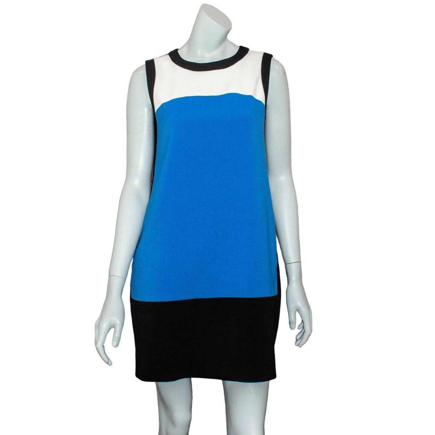 Kate Spade KATE SPADE Maysie Colorblock Shift Dress MOD Blue Black Size S / US 4 / IT 40 - 2 Thumbnail