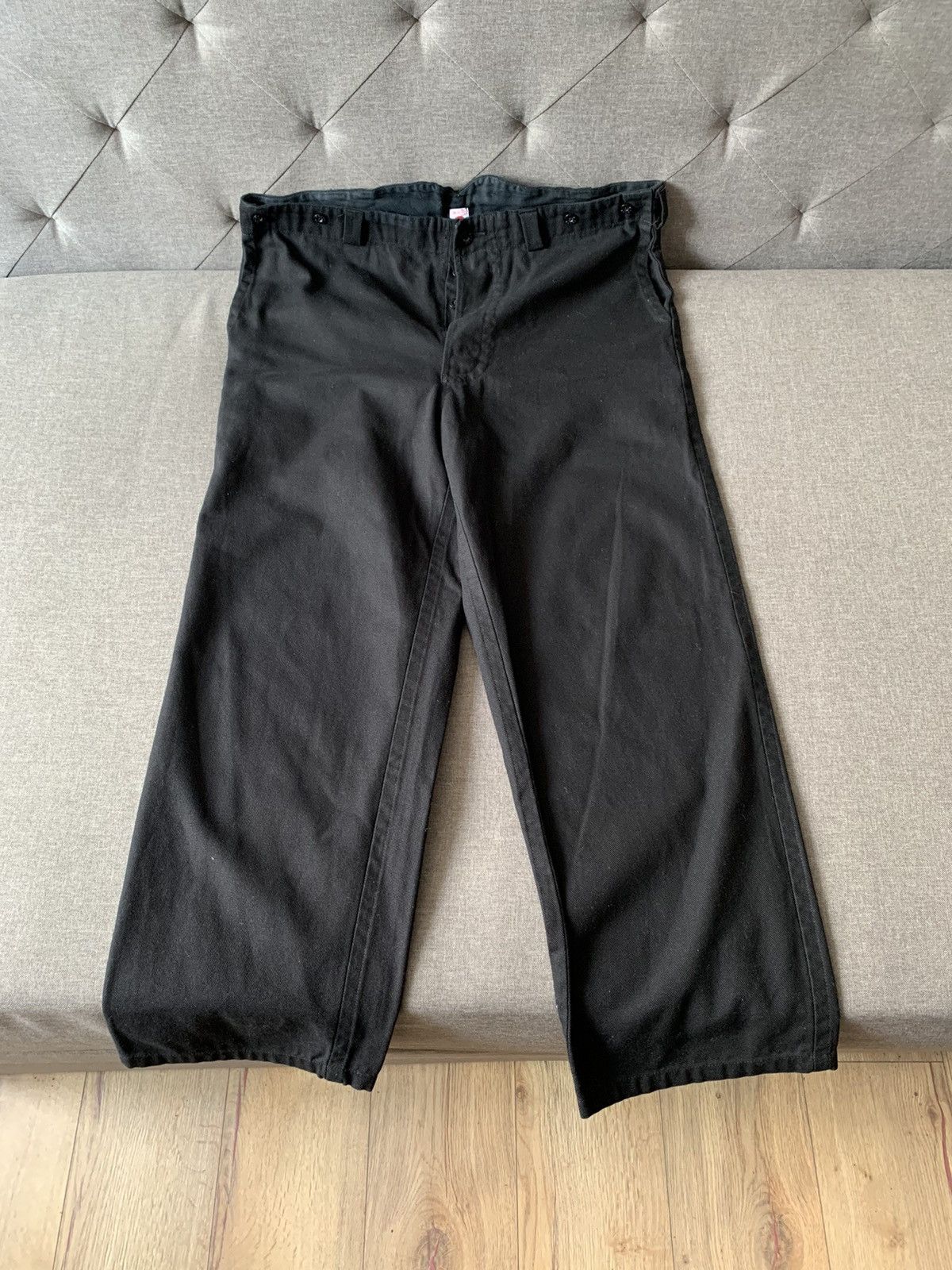 image of Old Town Tin House Work Pants Made In England in Black, Men's (Size 40)