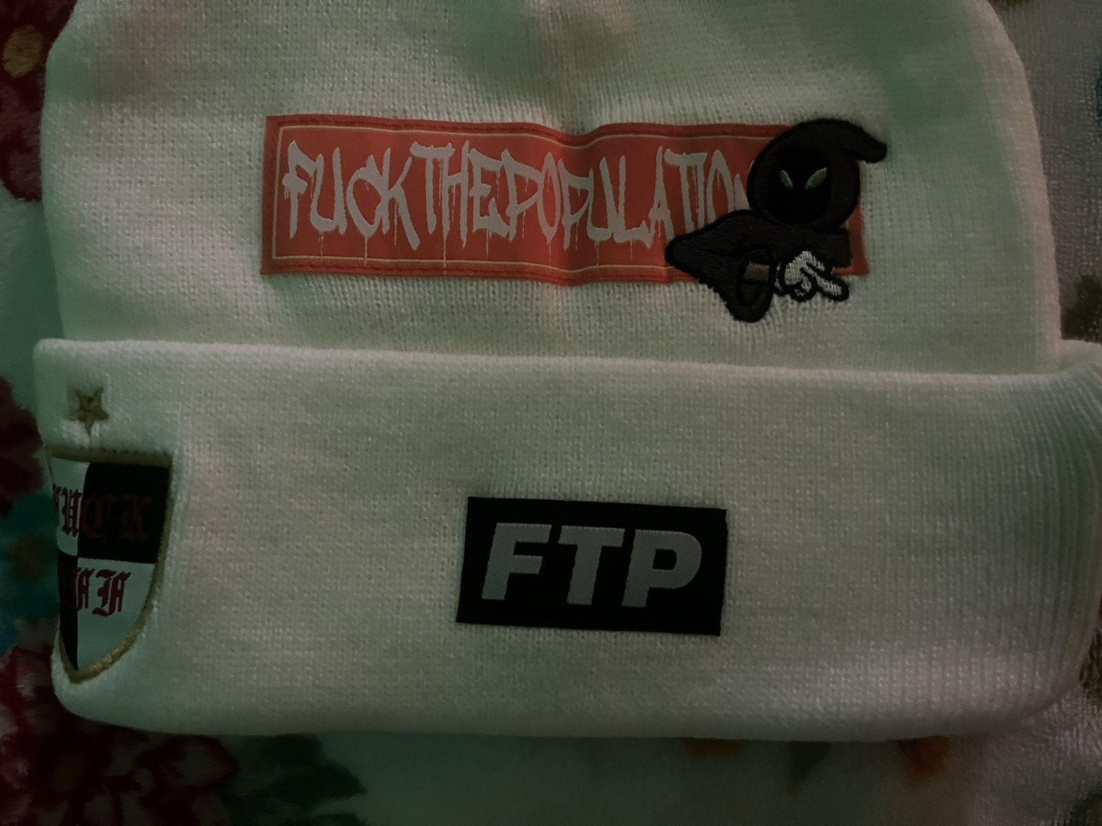 Fuck The Population FTP CLUB LOGO beanie Size ONE SIZE - 4 Thumbnail