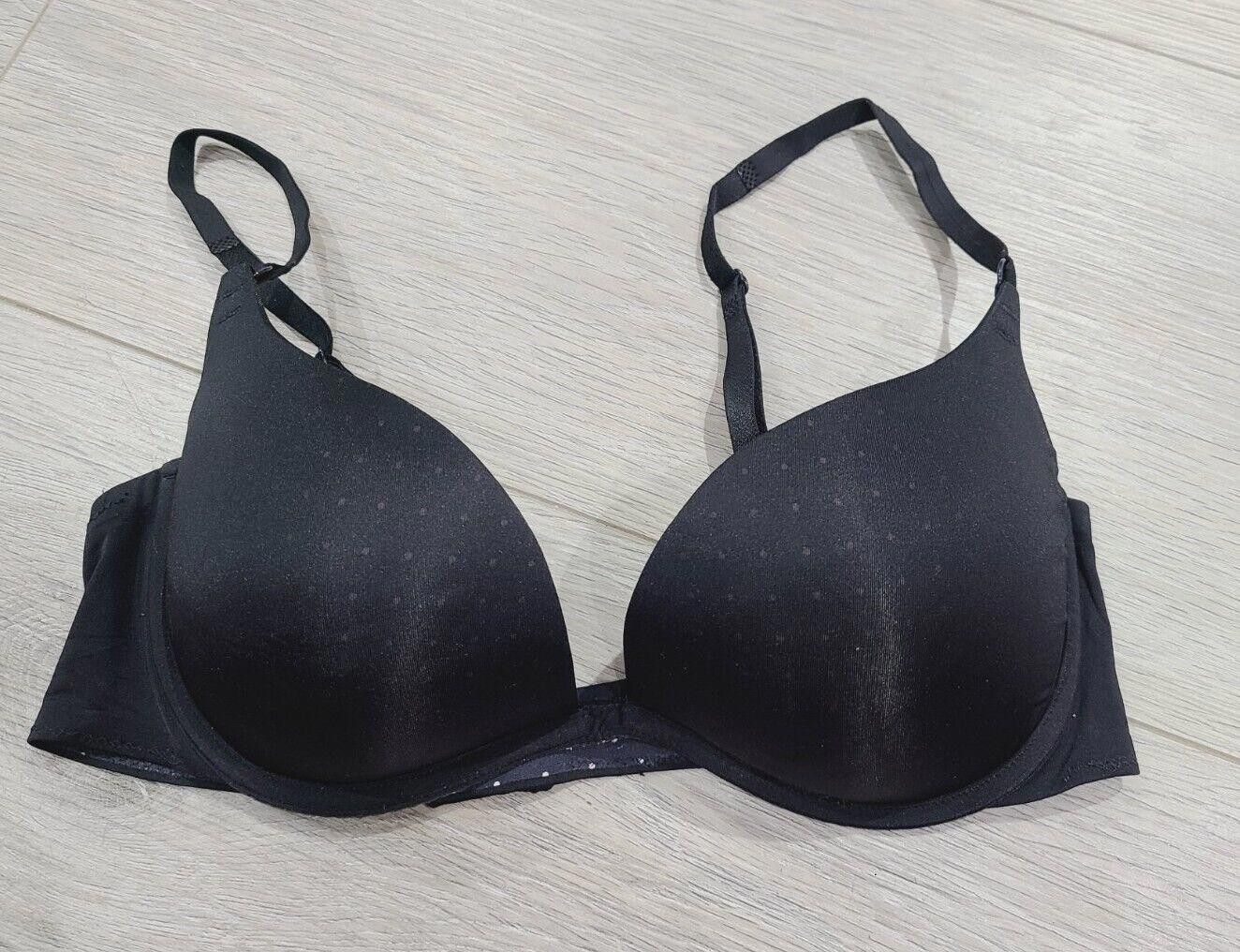 Designer Vs Sexy Little Things Bra 34c Black Polka Dot Pls Read Size ONE SIZE - 1 Thumbnail